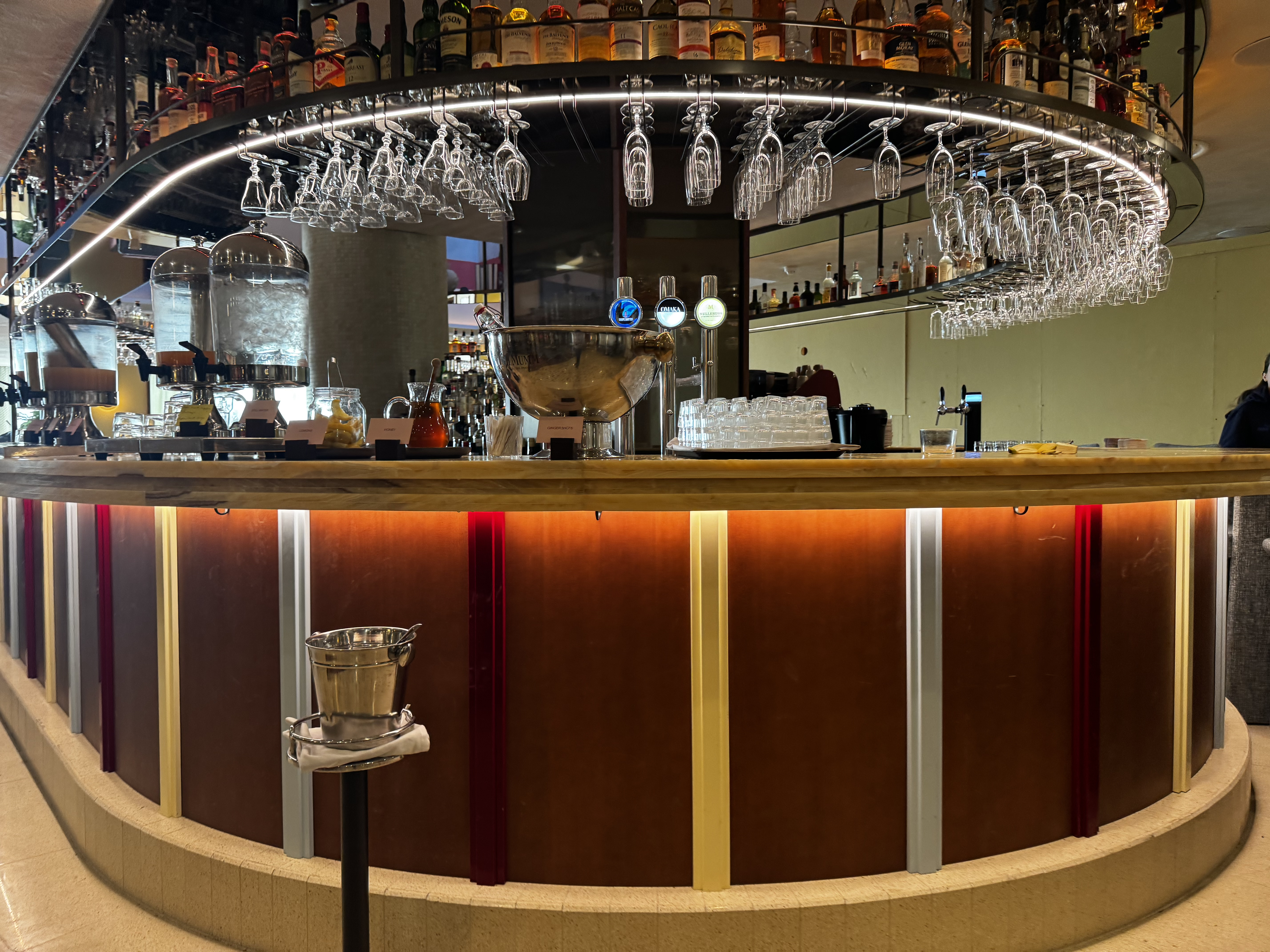 Sheraton Stockholm Hotel bar closeup