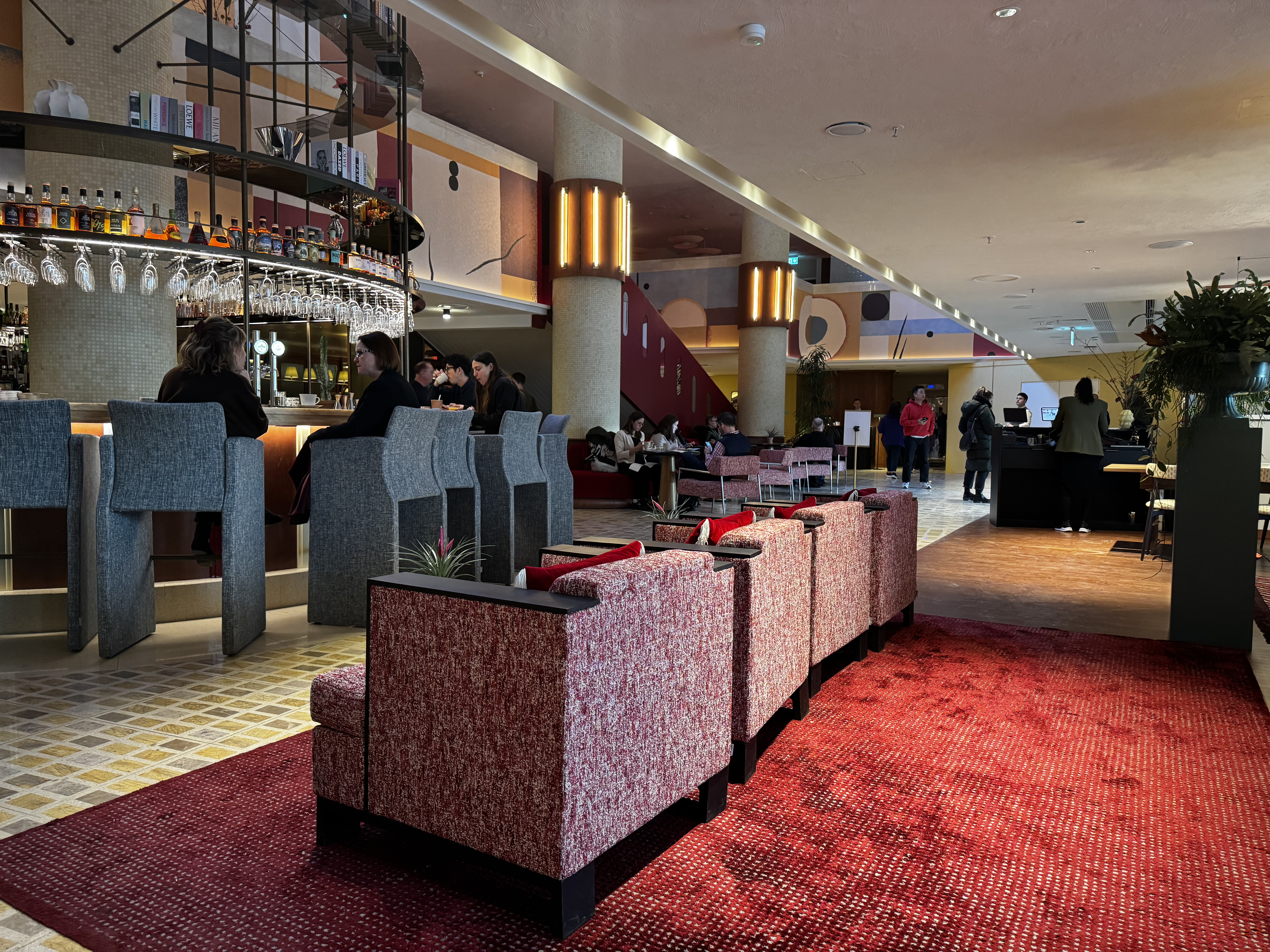 Sheraton Stockholm Hotel breakfast bar seating