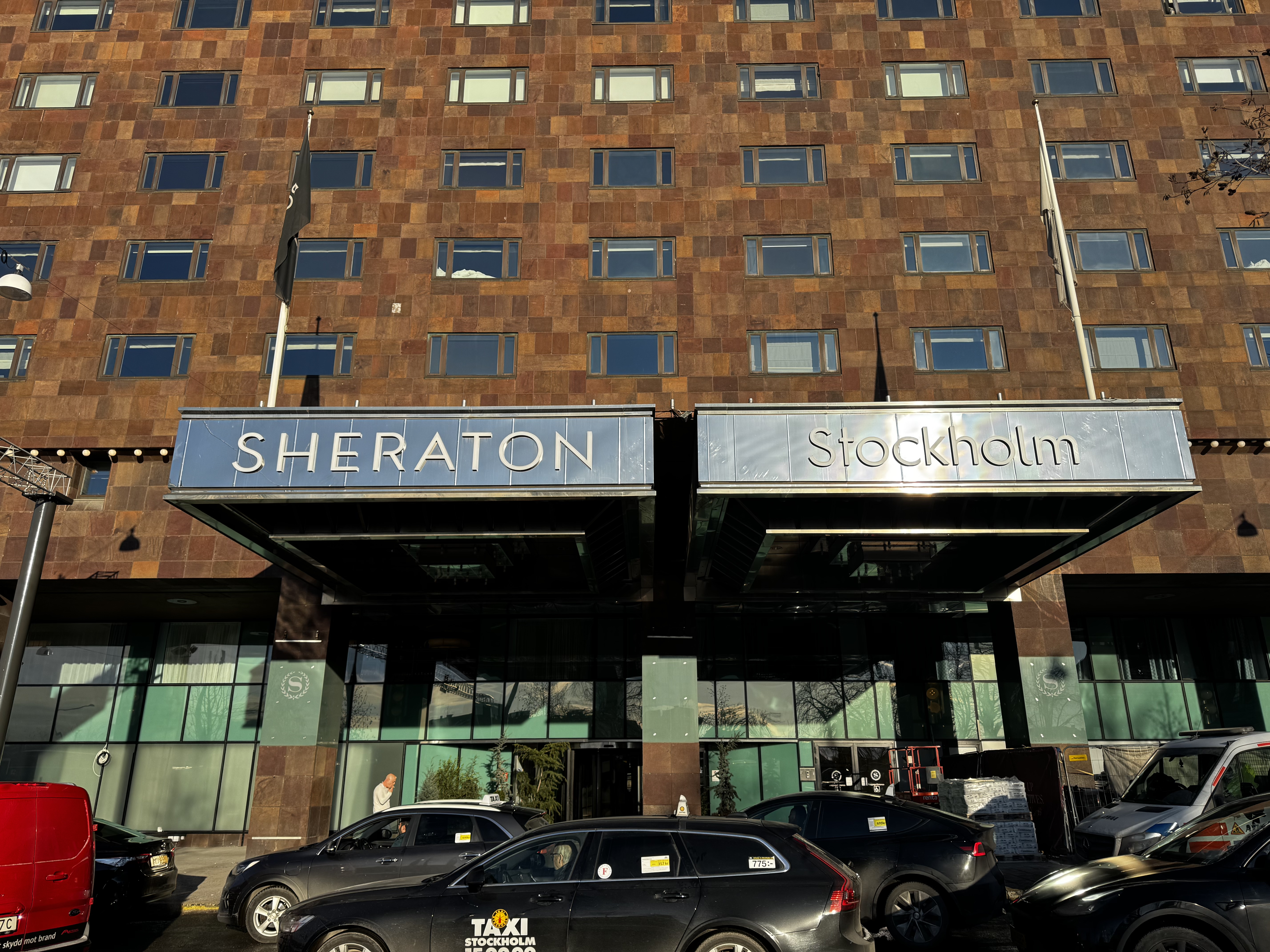 Sheraton Stockholm Hotel front entrance