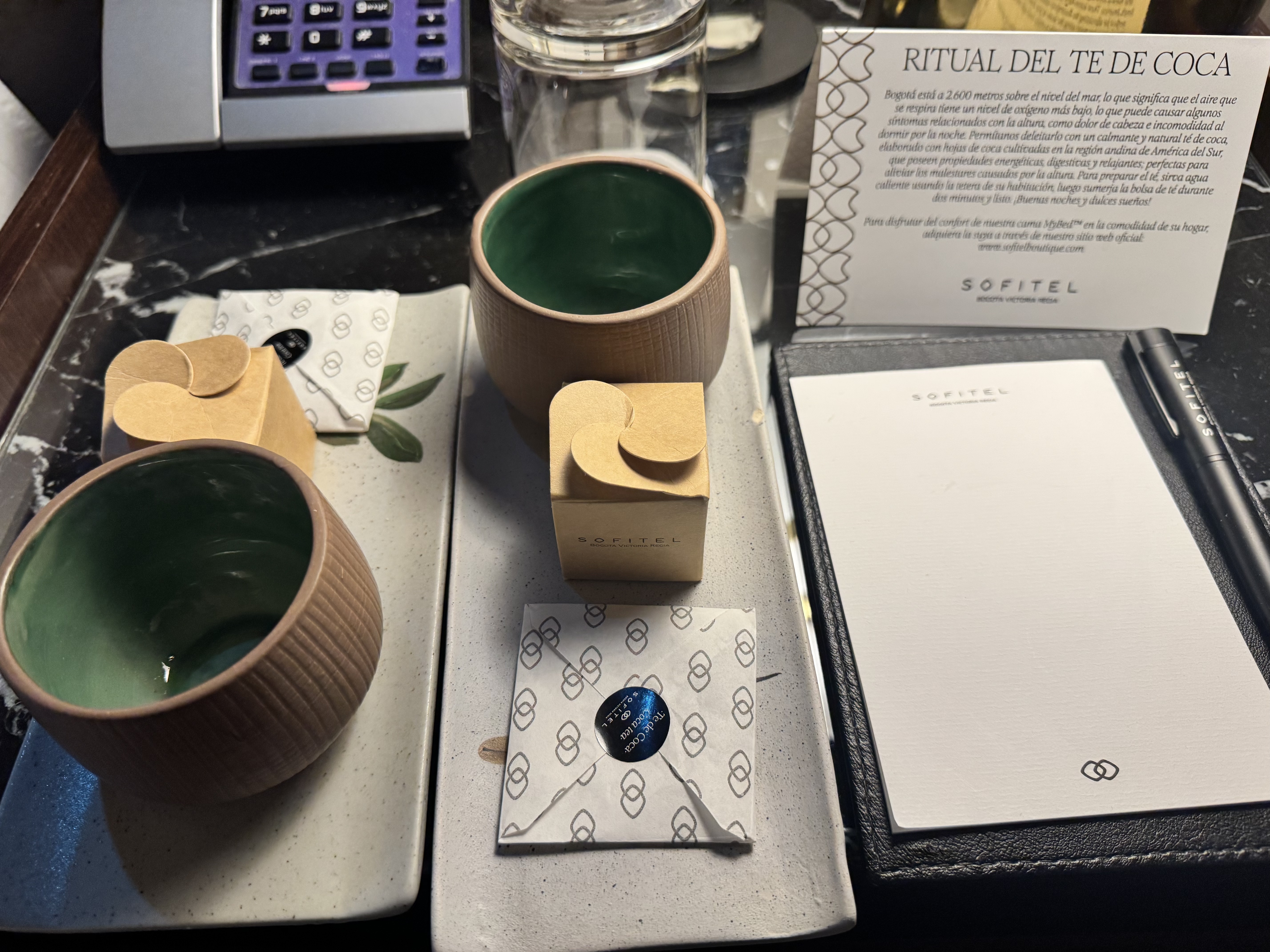 Sofitel Bogota Victoria Regia Coca Tea Ritual