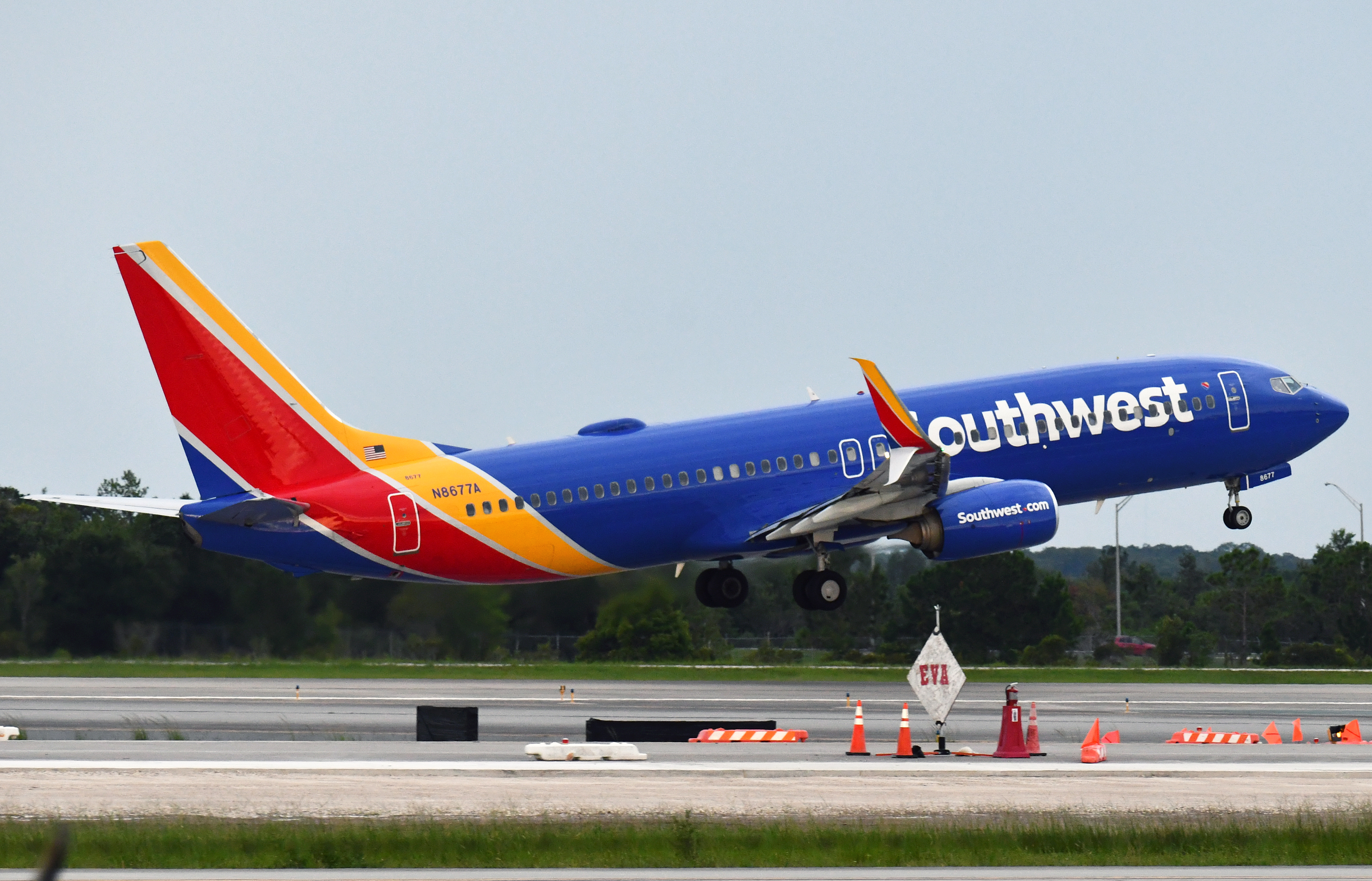 Southwest B737 800 takeoff MCO featured Southwest B737 800 takeoff MCO featured