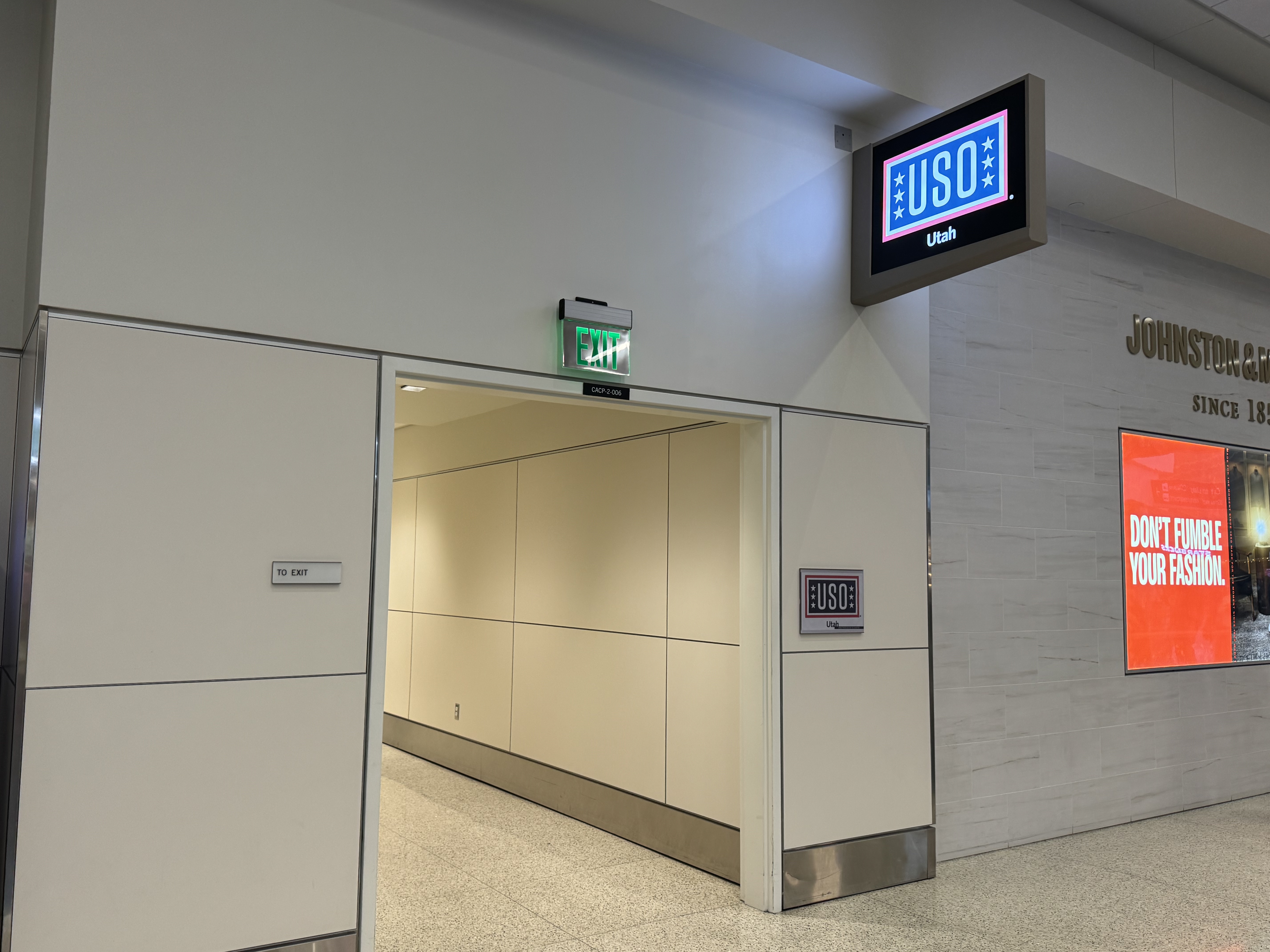 USO Lounge SLC Airport