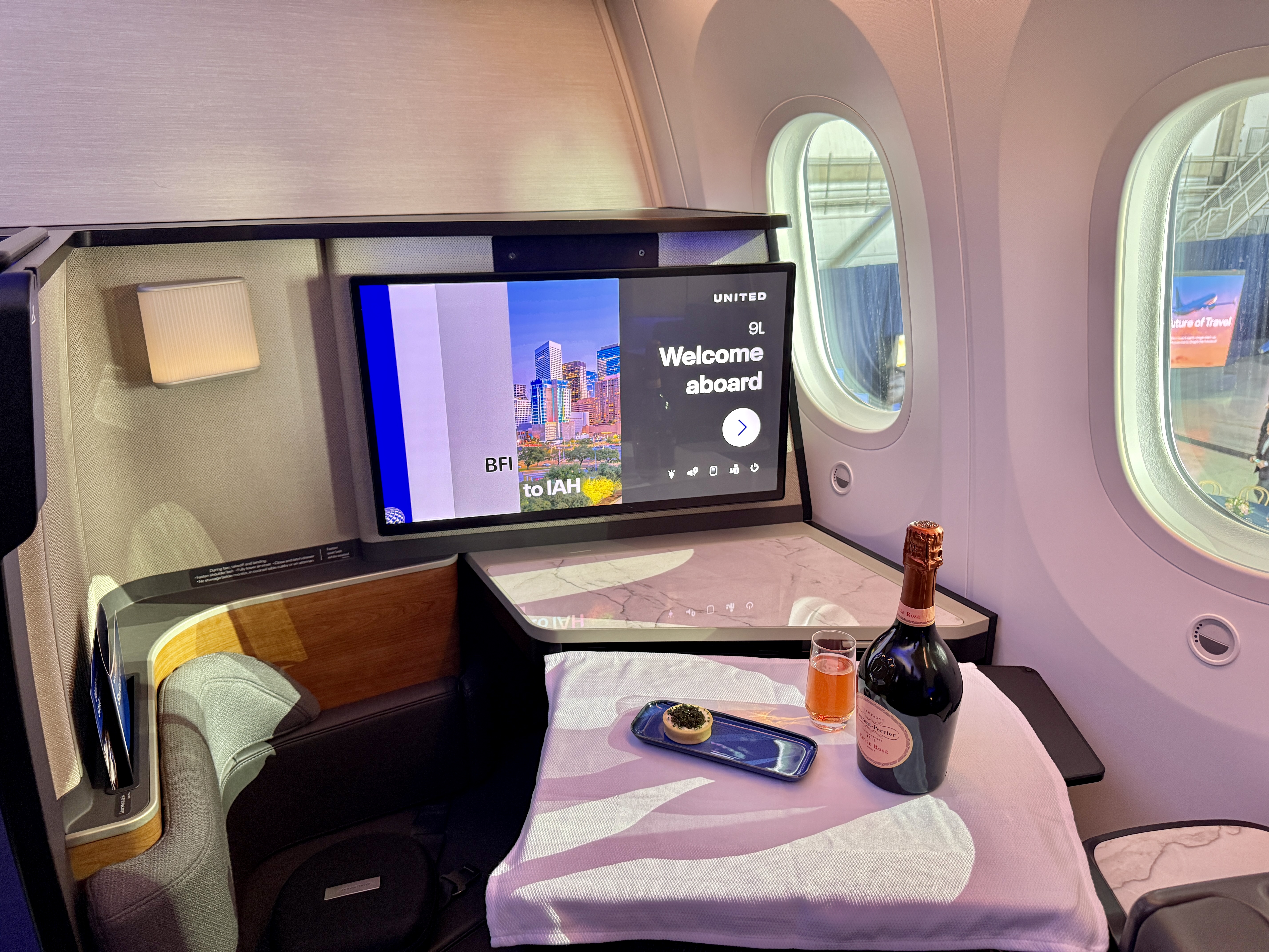 United 787 9 Elevated Polaris Studio With Champagne