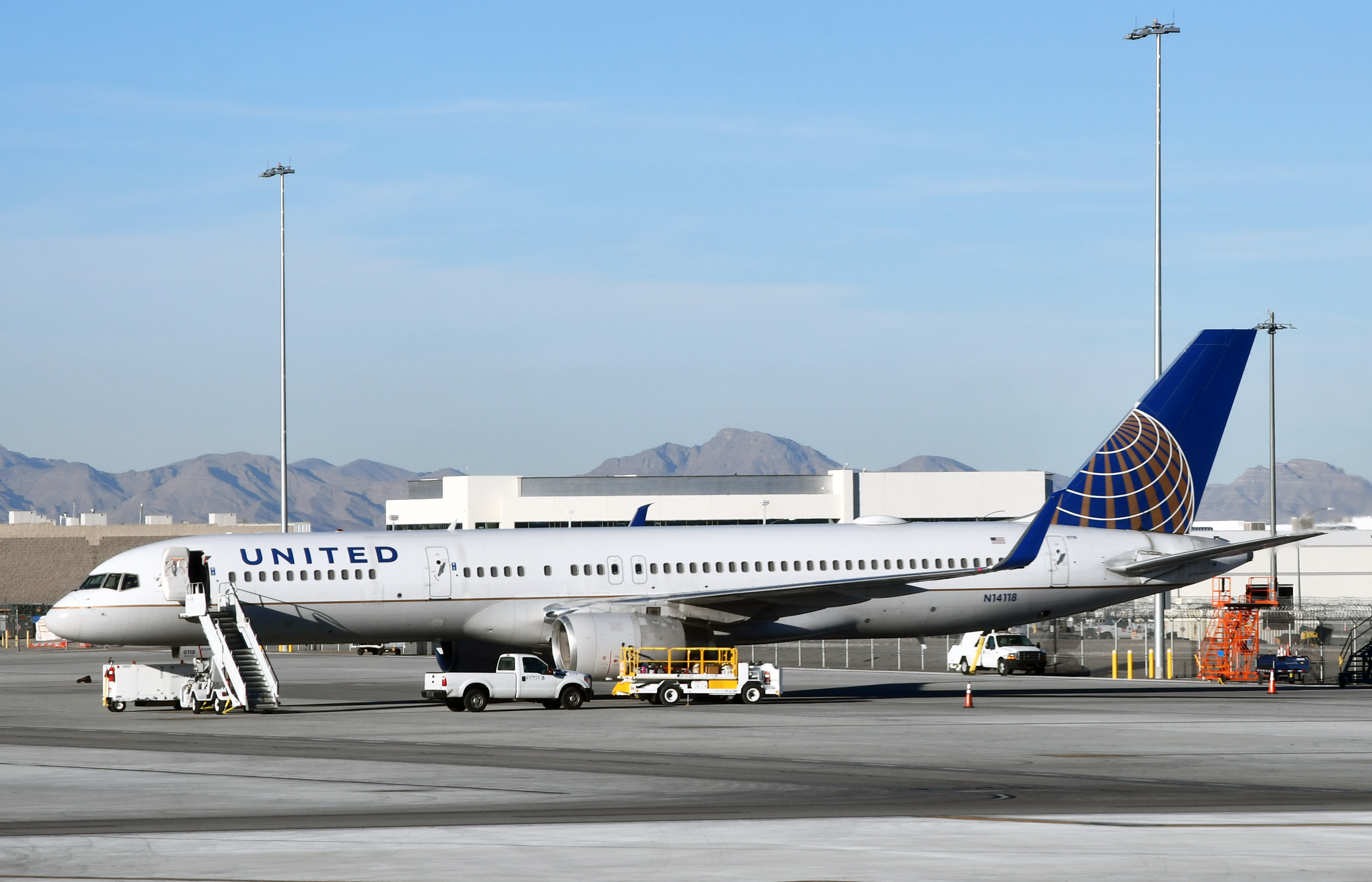 United B757 200 Parked Las Vegas United B757 200 Parked Las Vegas