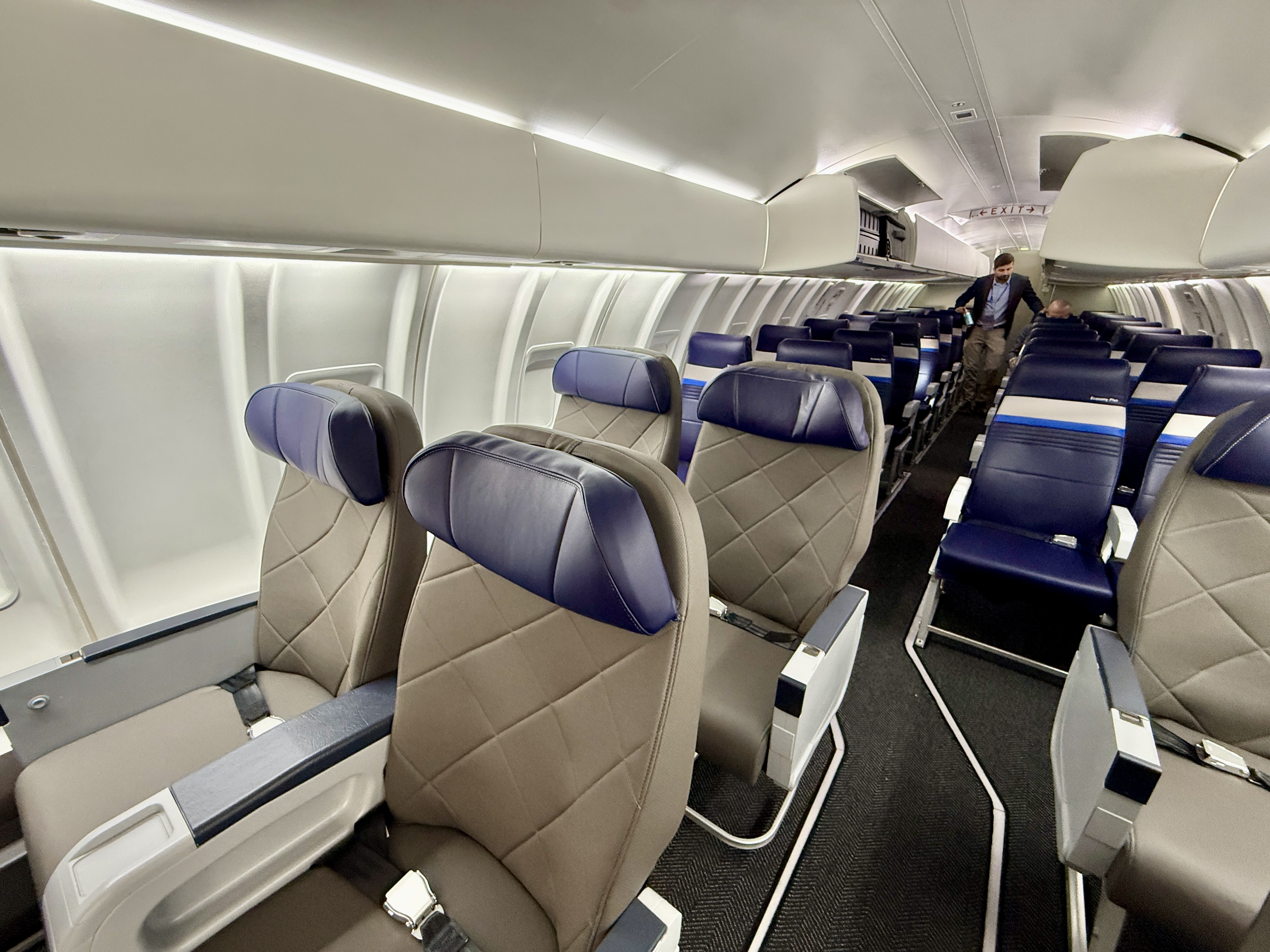 United CRJ450 Angle Cabin View