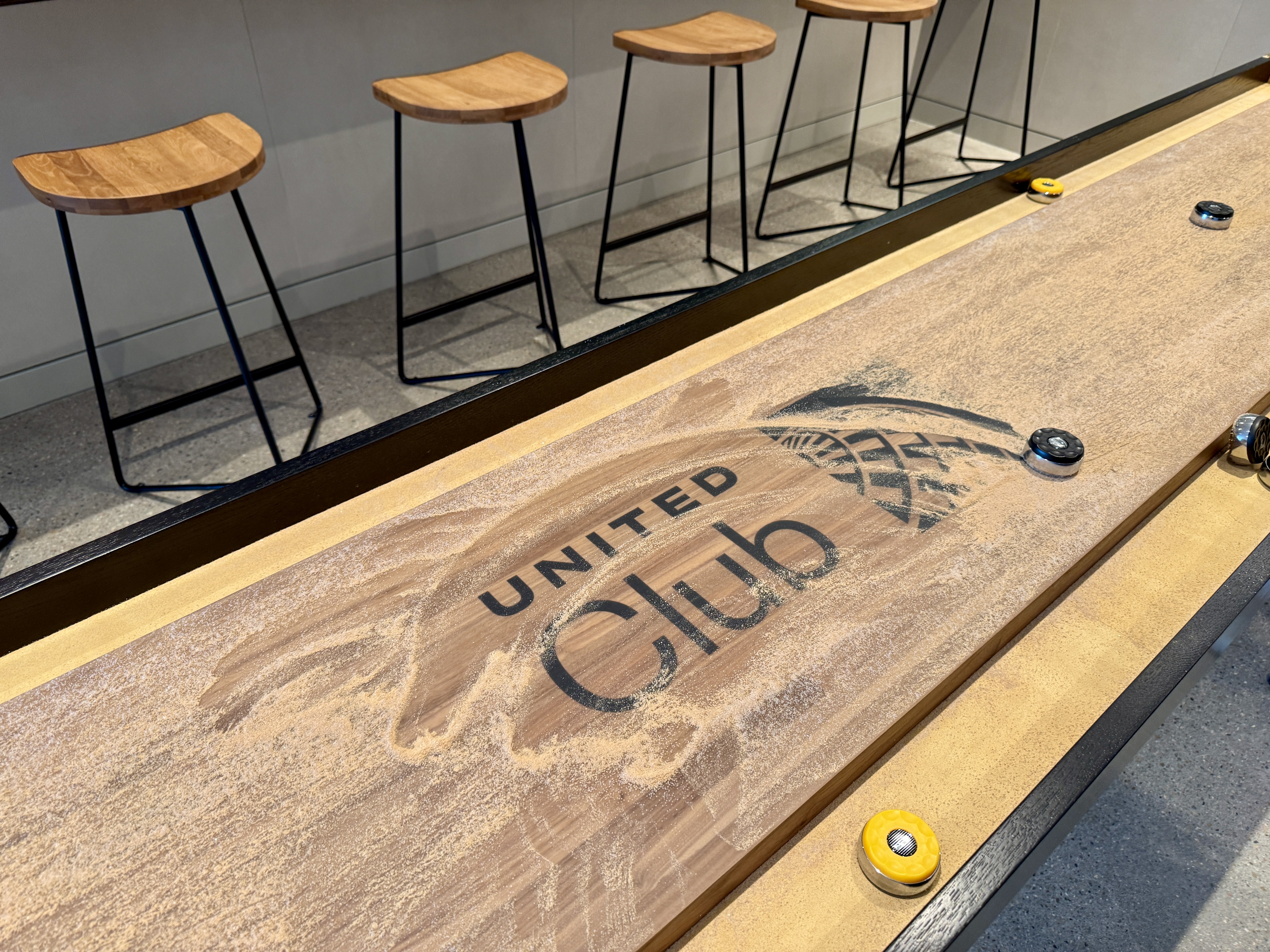 United Club Denver B West Shuffleboard Logo United Club Denver B West Shuffleboard Logo
