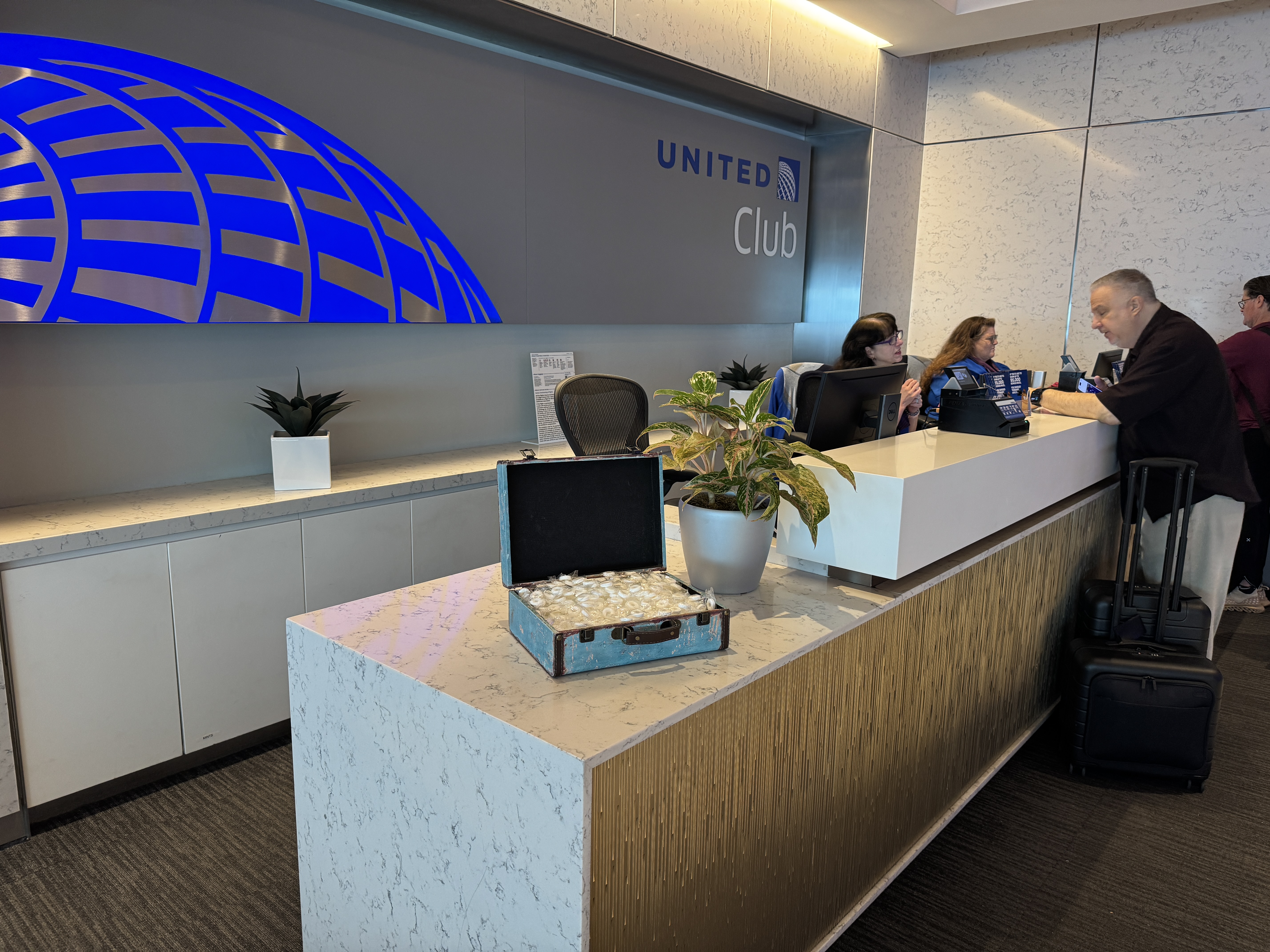 United Club IAH TC check in United Club IAH TC check in