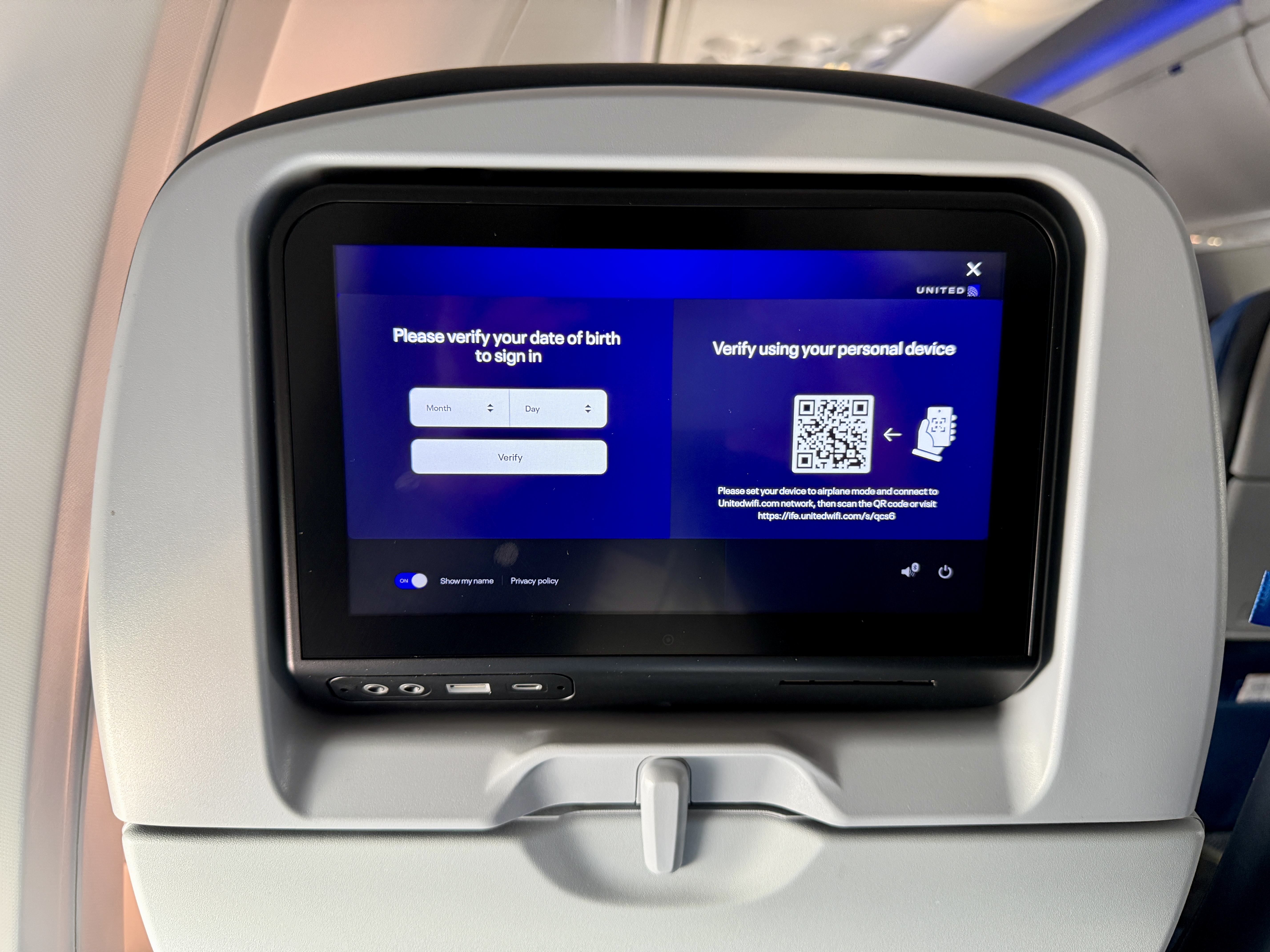 United Starlink ID verification IFE United Starlink ID verification IFE