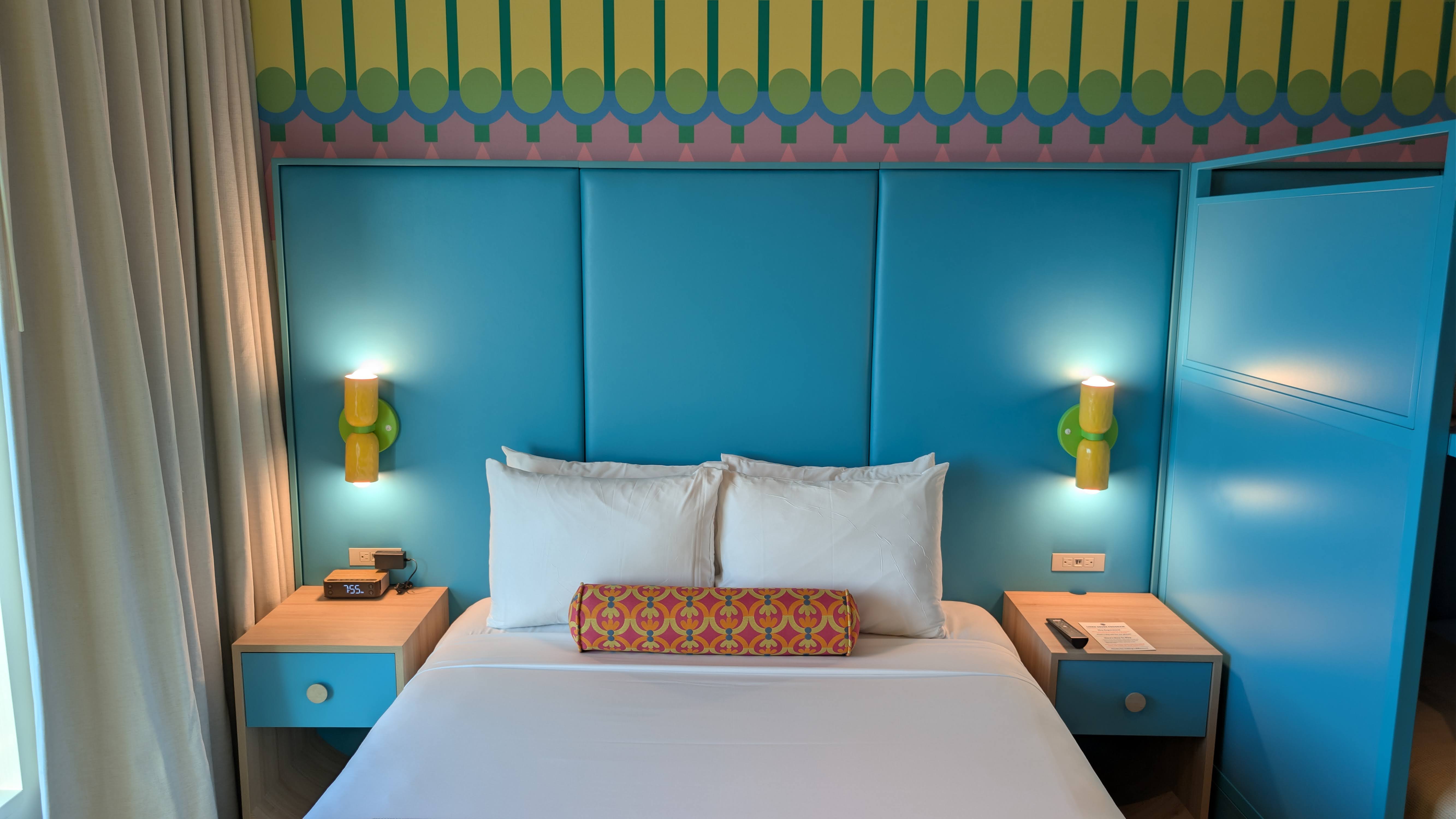 Universal Kids Resort hotel standard queen room queen bed