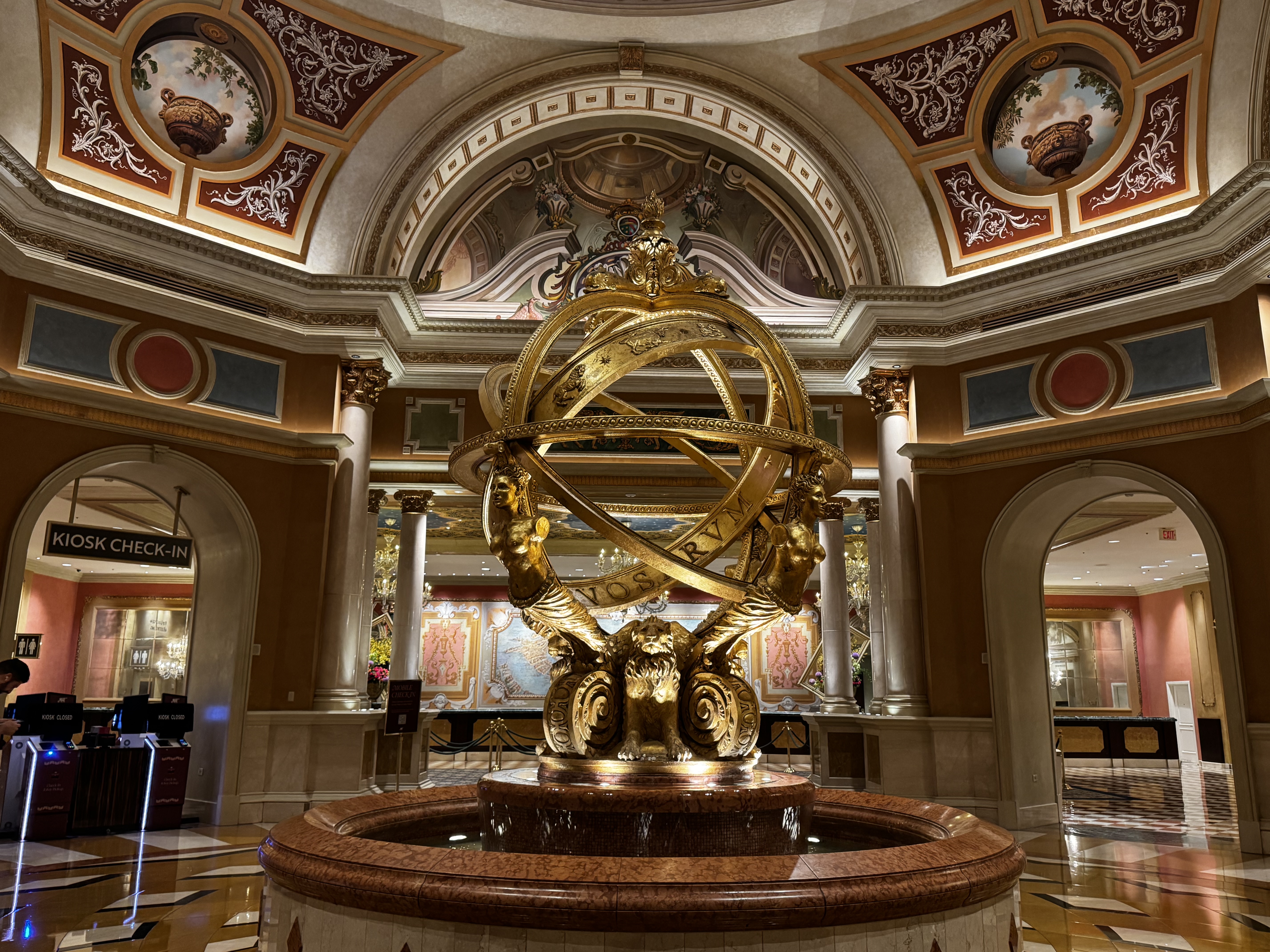 Venetian Las Vegas lobby Armillary Sphere Venetian Las Vegas lobby Armillary Sphere