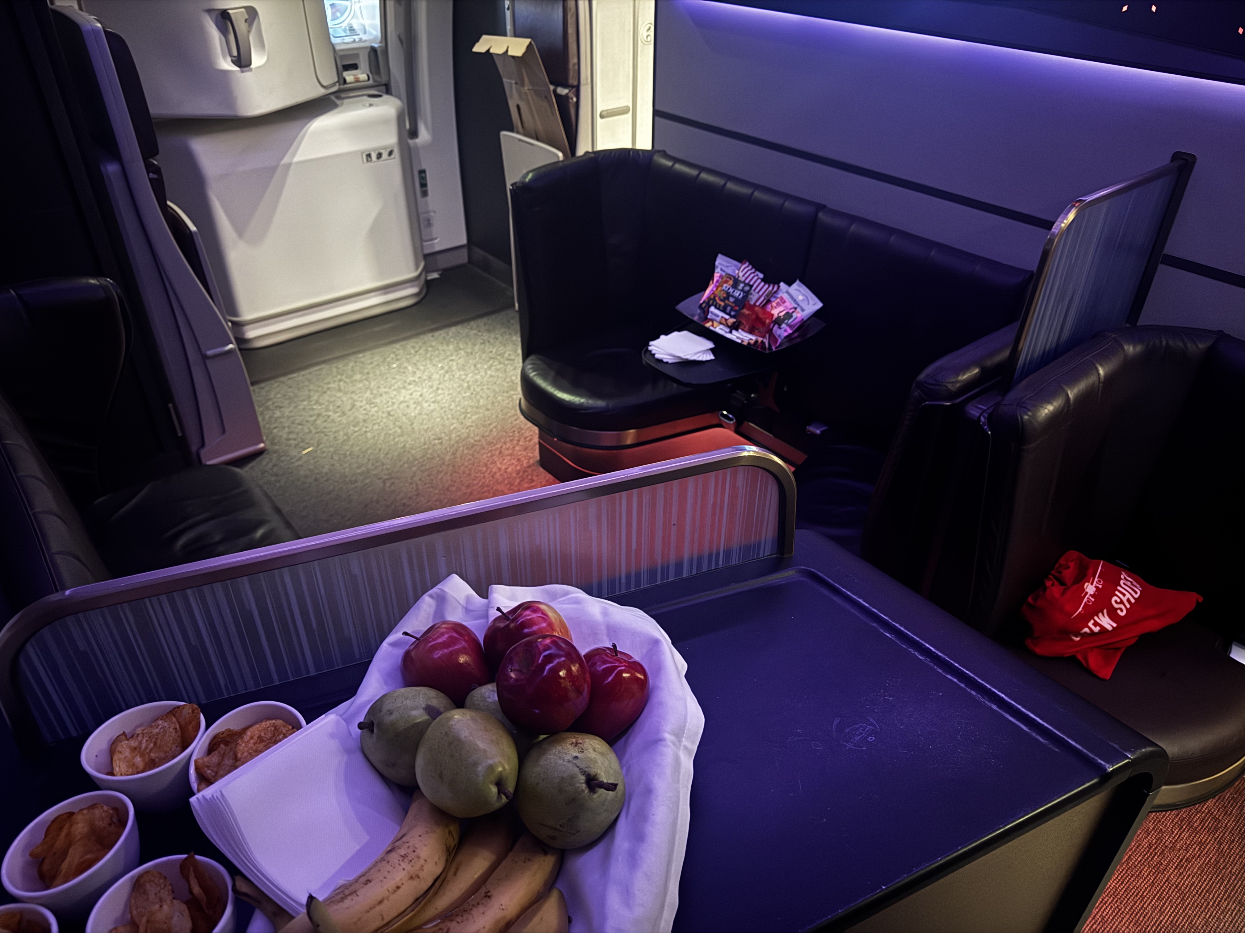 Virgin Atlantic A350 1000 Upper Class communal space
