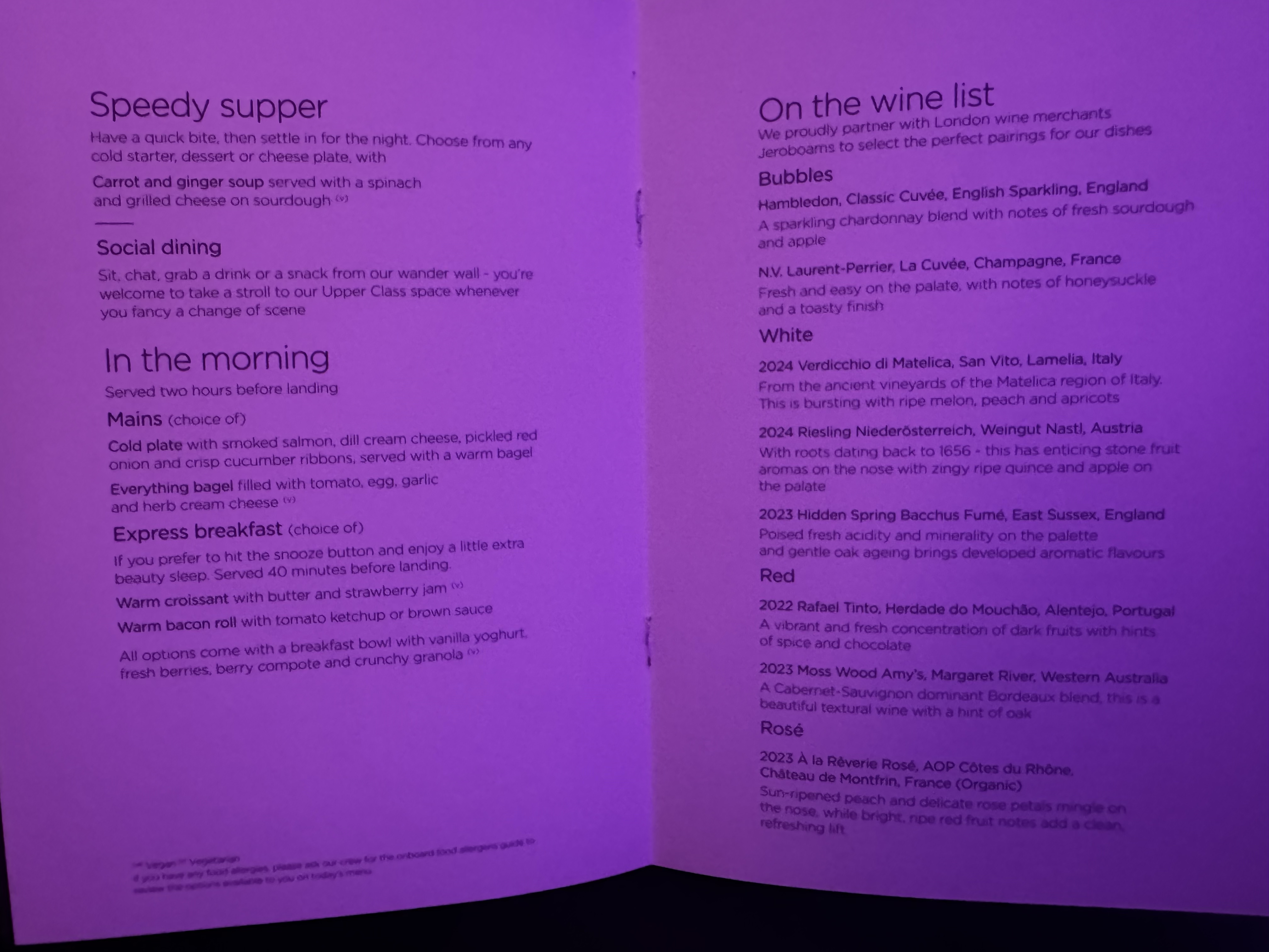 Virgin Atlantic A350 1000 Upper Class speedy