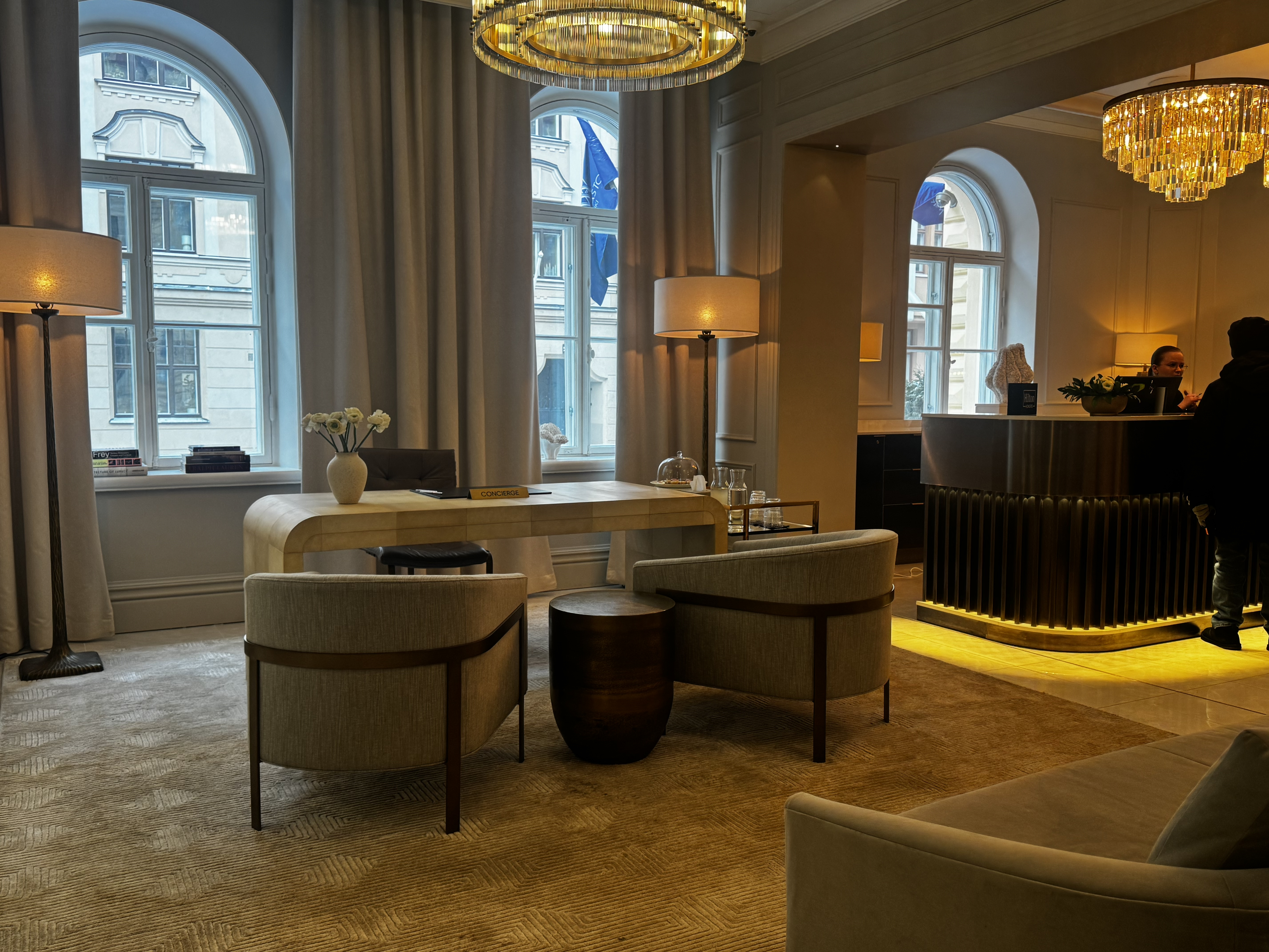 Waldorf Astoria Helsinki concierge reception