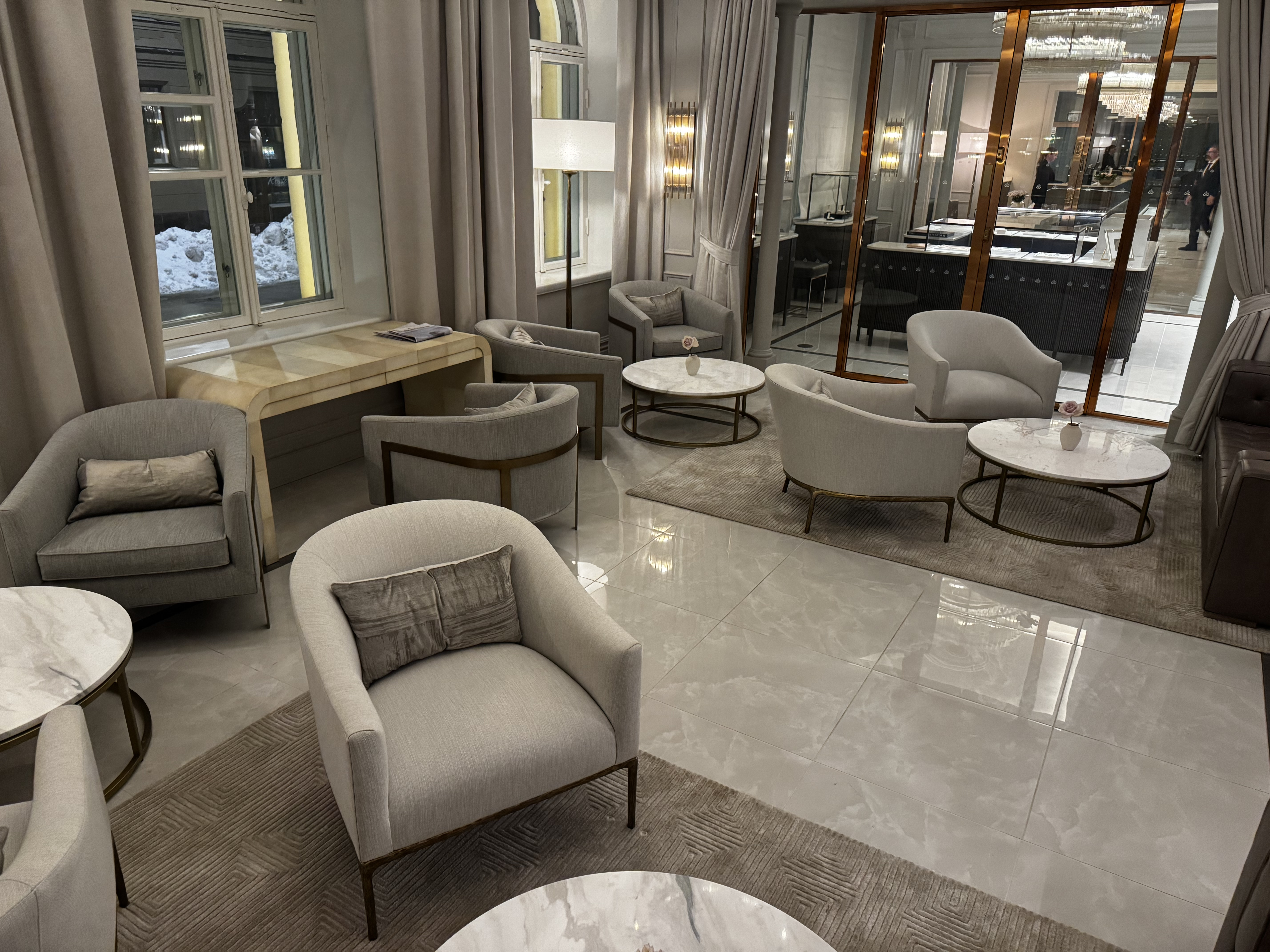 Waldorf Astoria Helsinki living room seating