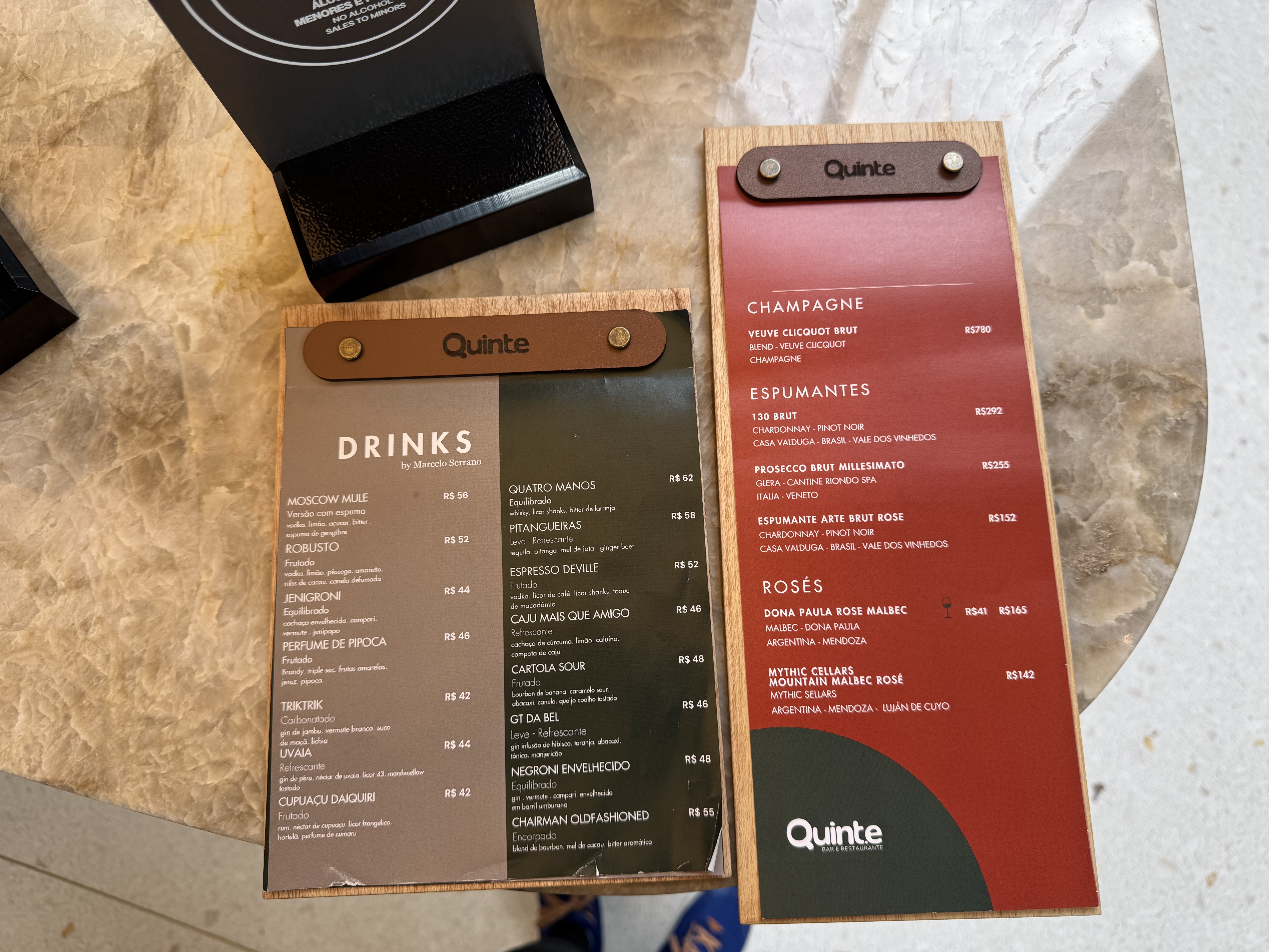 Westin Sao Paulo Marriott bar menu Westin Sao Paulo Marriott bar menu