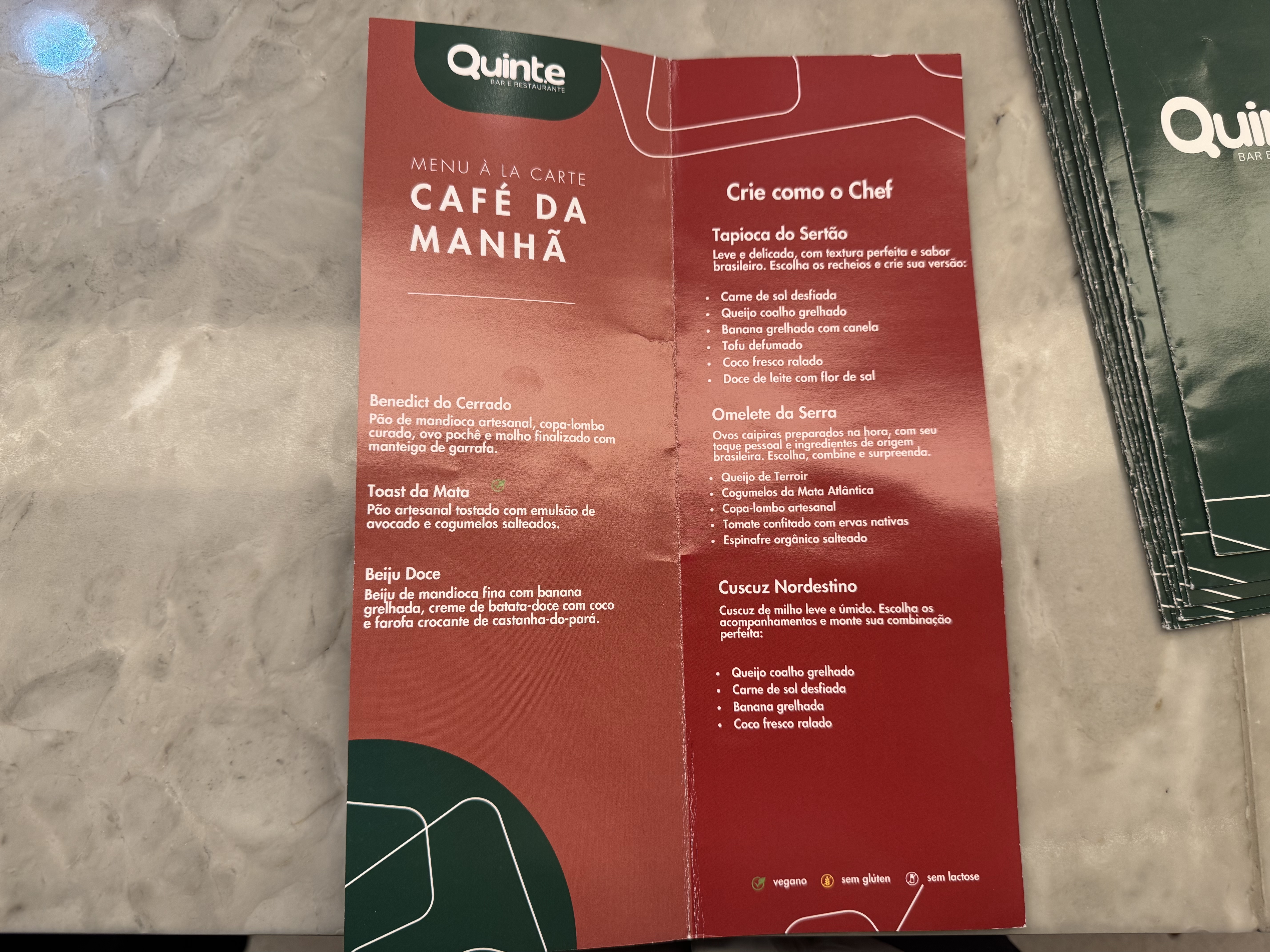 Westin Sao Paulo Marriott breakfast menu Westin Sao Paulo Marriott breakfast menu