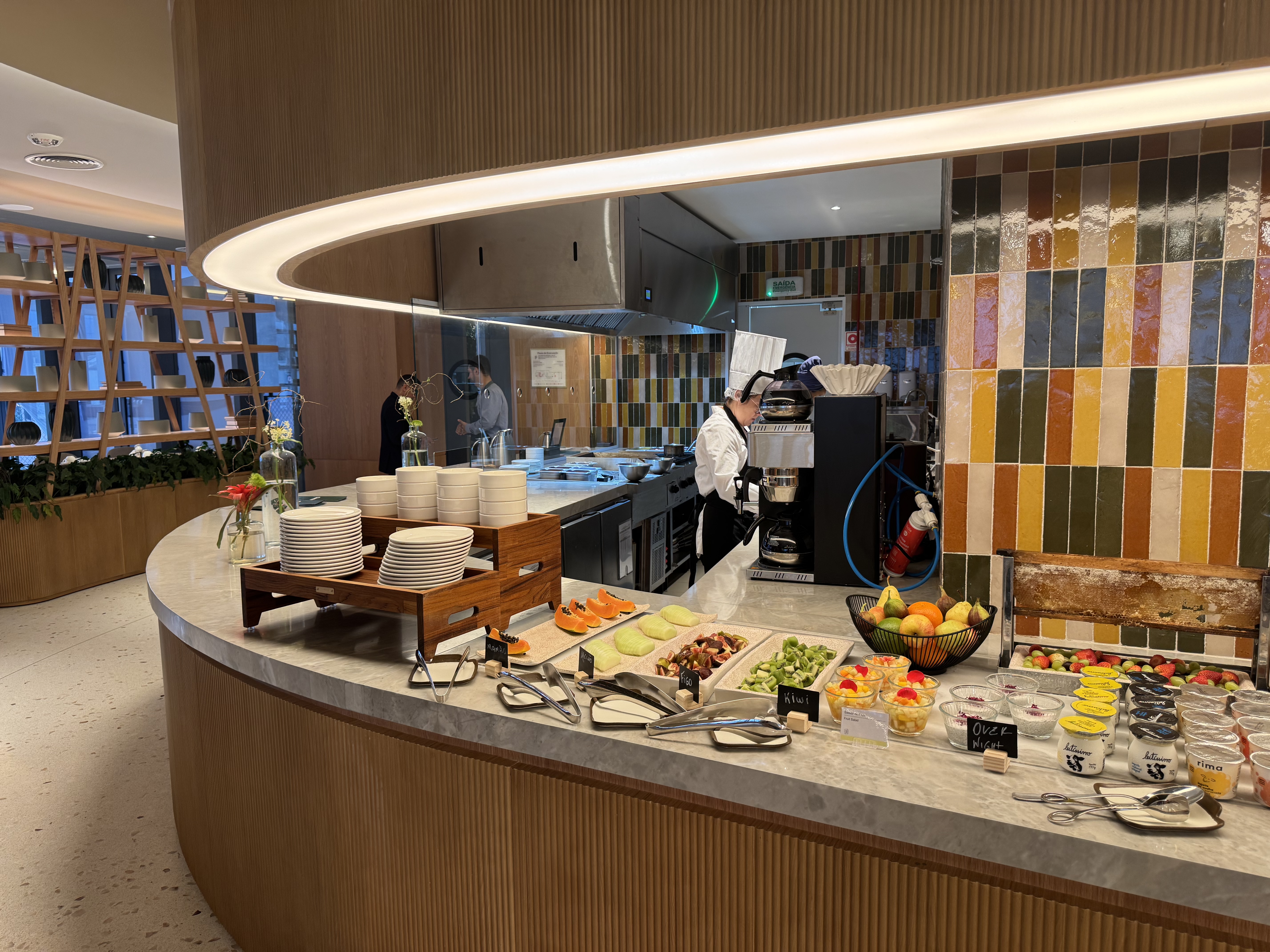 Westin Sao Paulo Marriott buffet egg station Westin Sao Paulo Marriott buffet egg station
