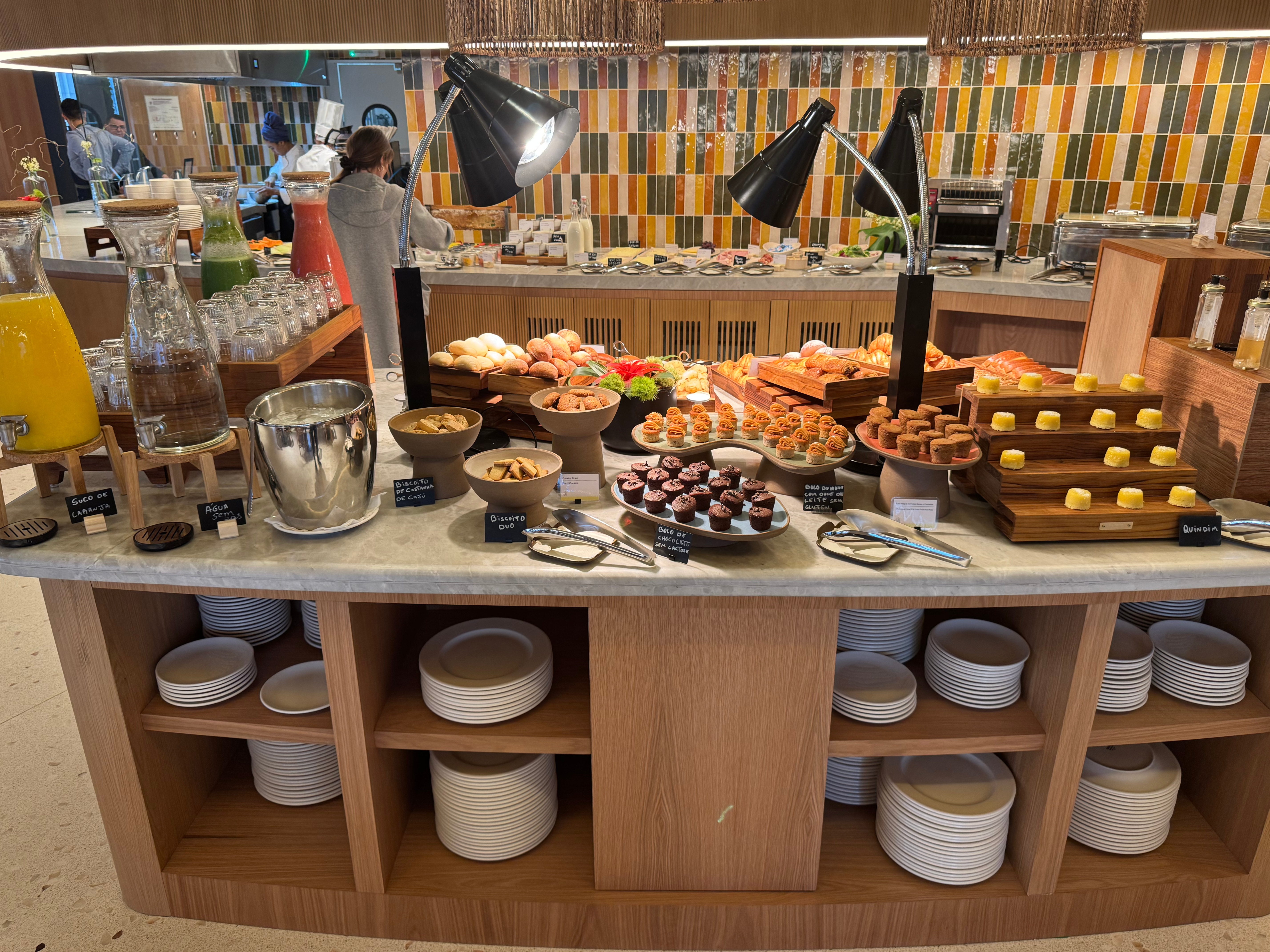 Westin Sao Paulo Marriott buffet pastries Westin Sao Paulo Marriott buffet pastries