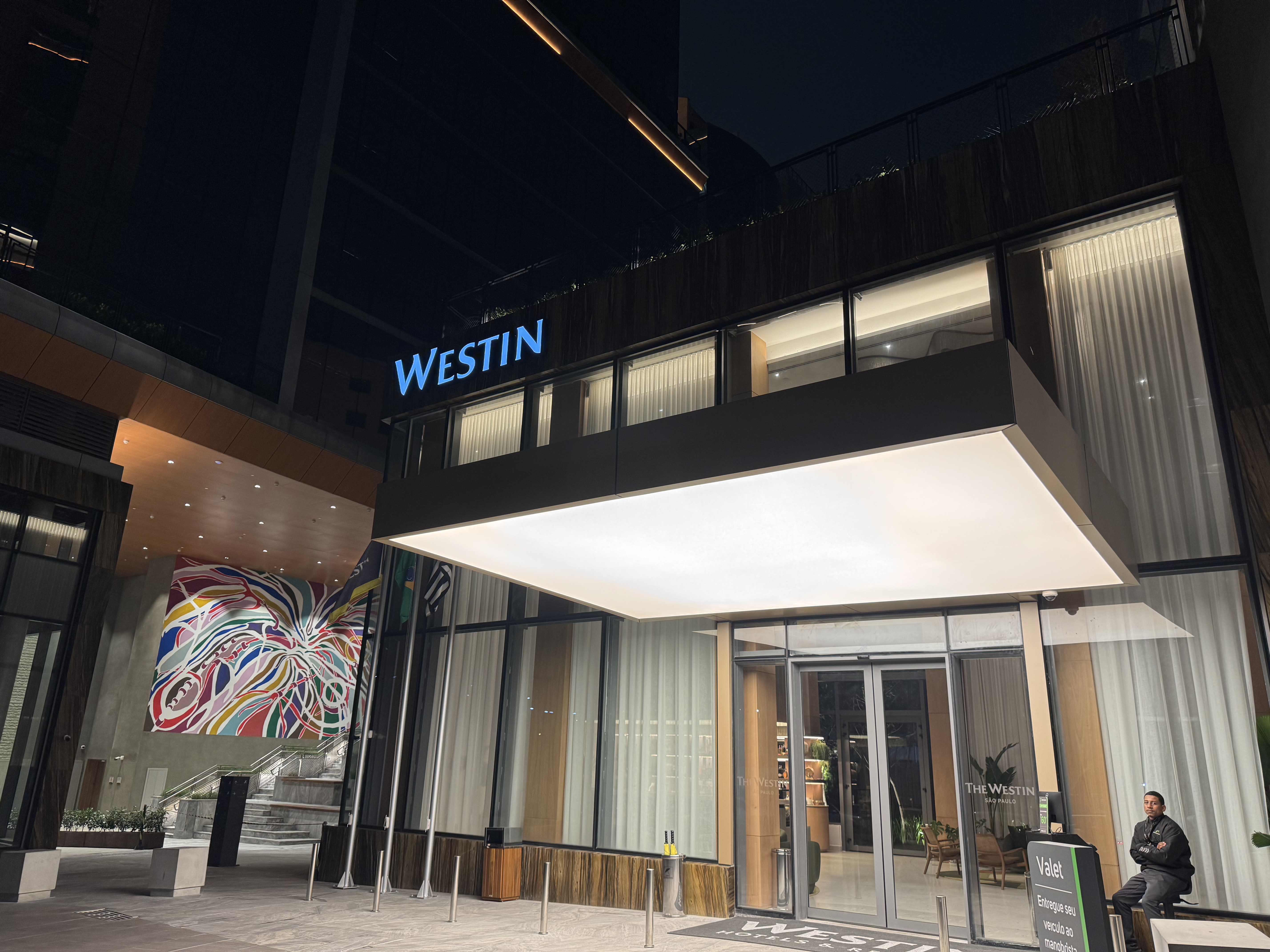 Westin Sao Paulo Marriott front door Westin Sao Paulo Marriott front door