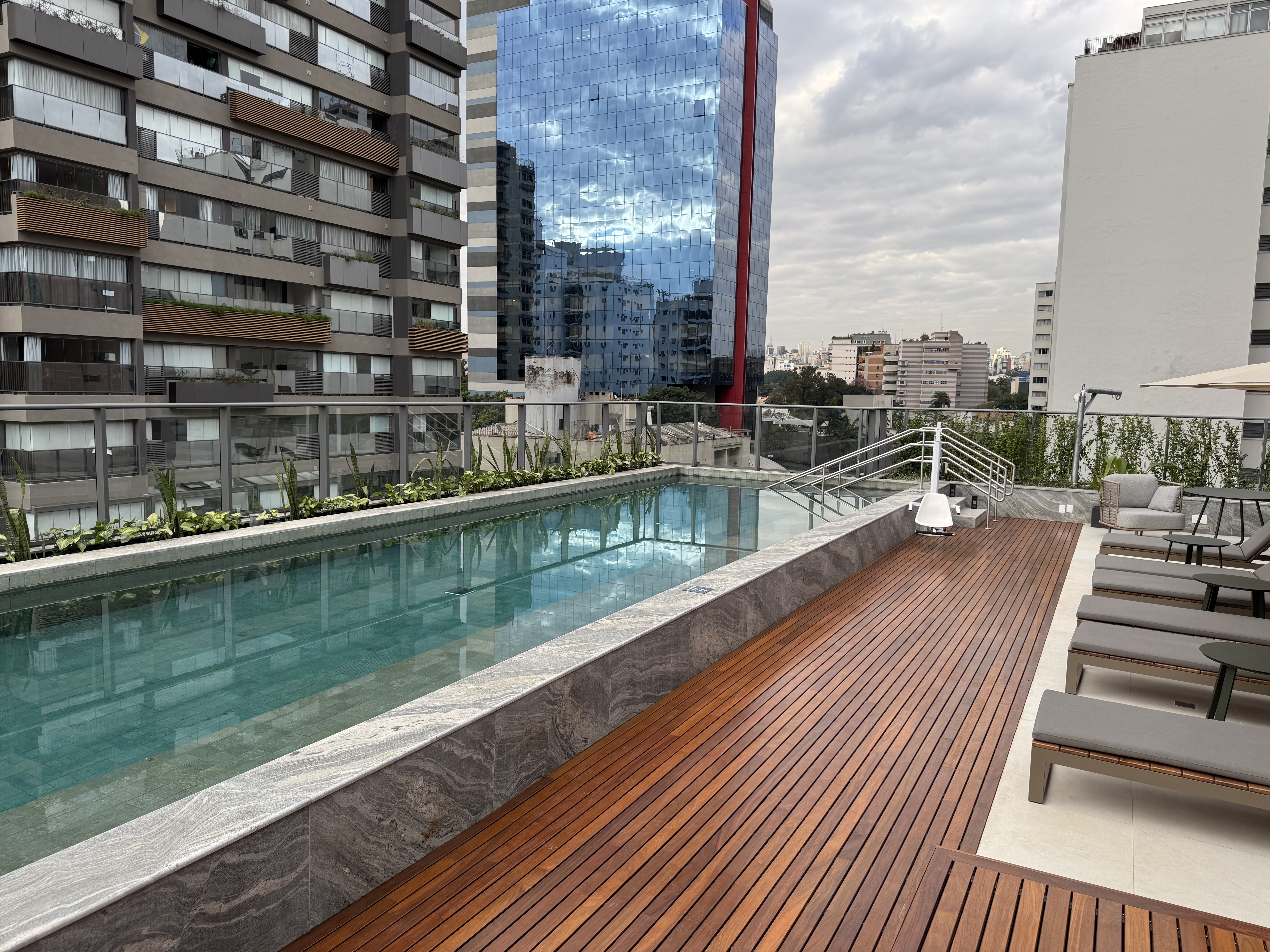 Westin Sao Paulo Marriott pool deck Westin Sao Paulo Marriott pool deck