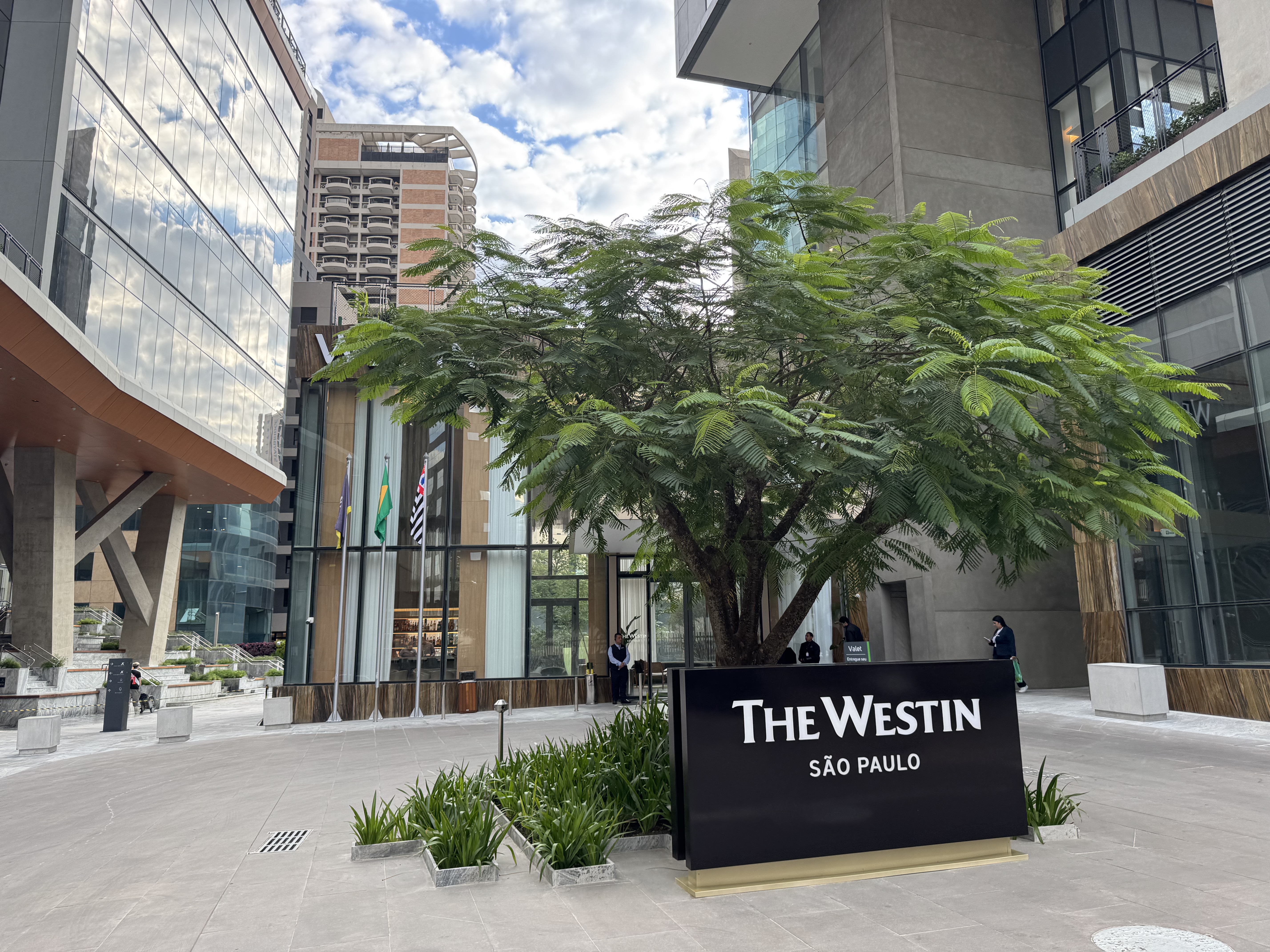 Westin Sao Paulo Marriott sign Westin Sao Paulo Marriott sign