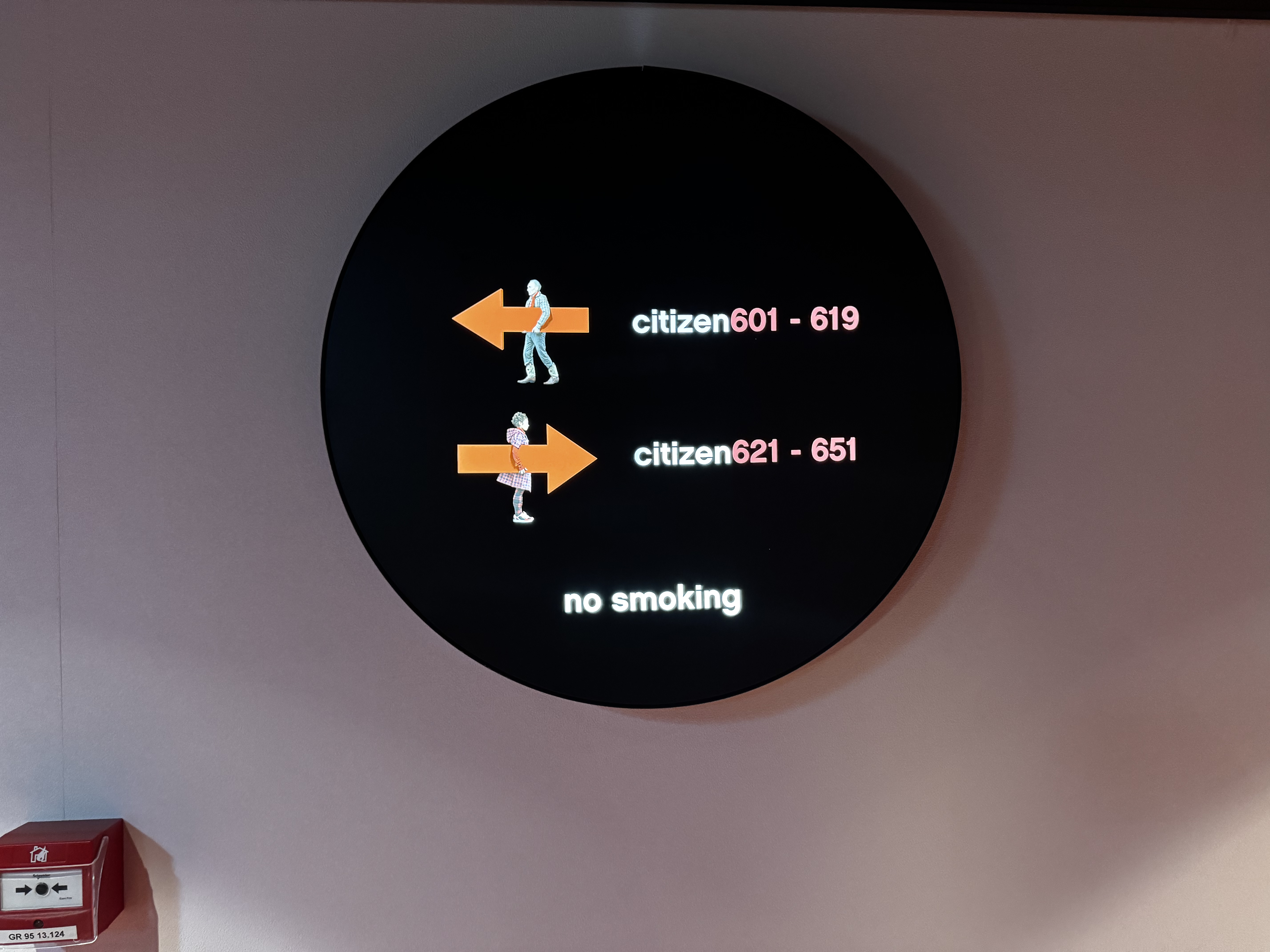 citizenM Copenhagen Radhuspladsen hallway sign