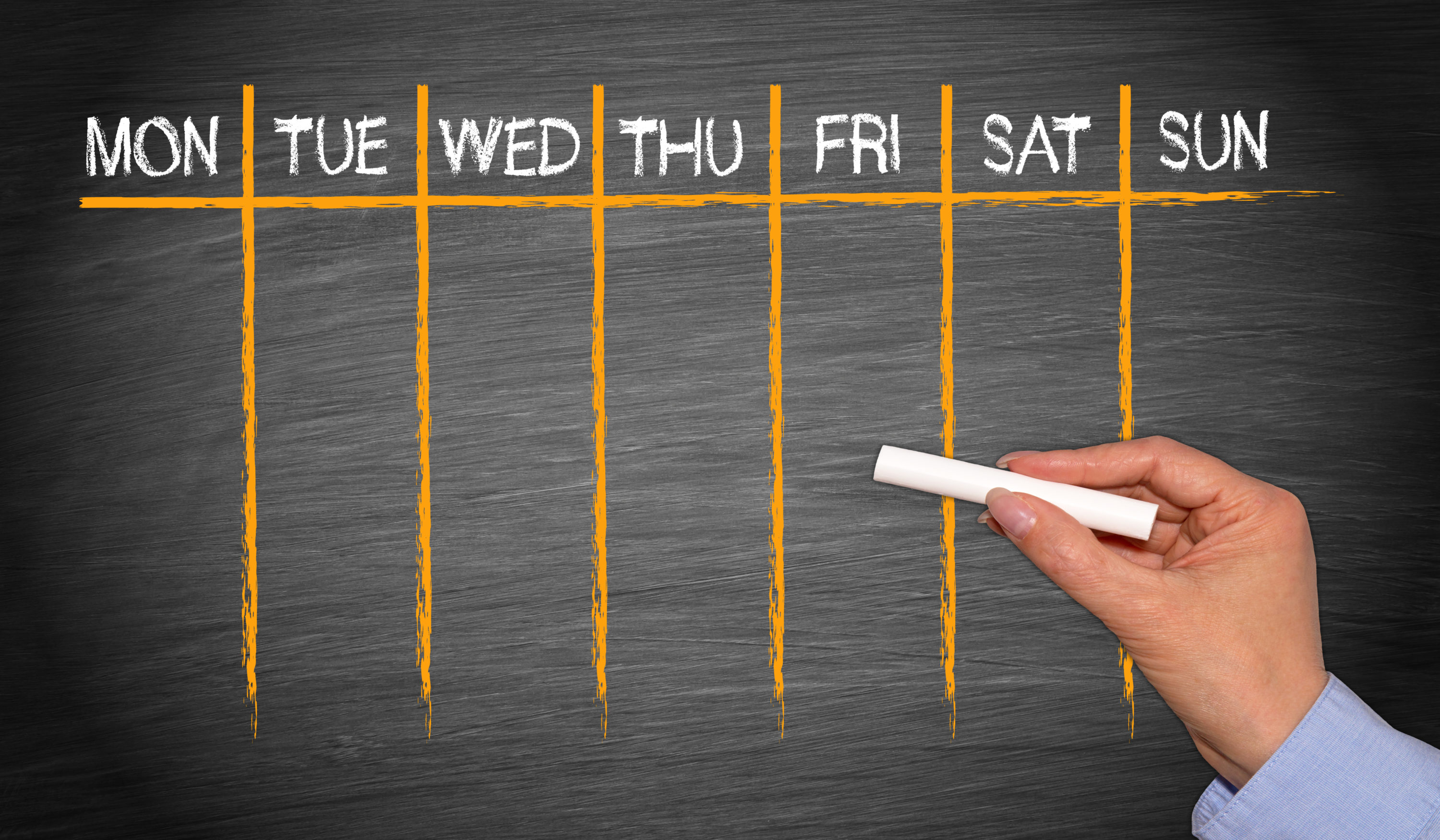 Weekday Calendar Weekday Calendar