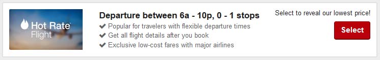 Hotwire Hot Rate Flights
