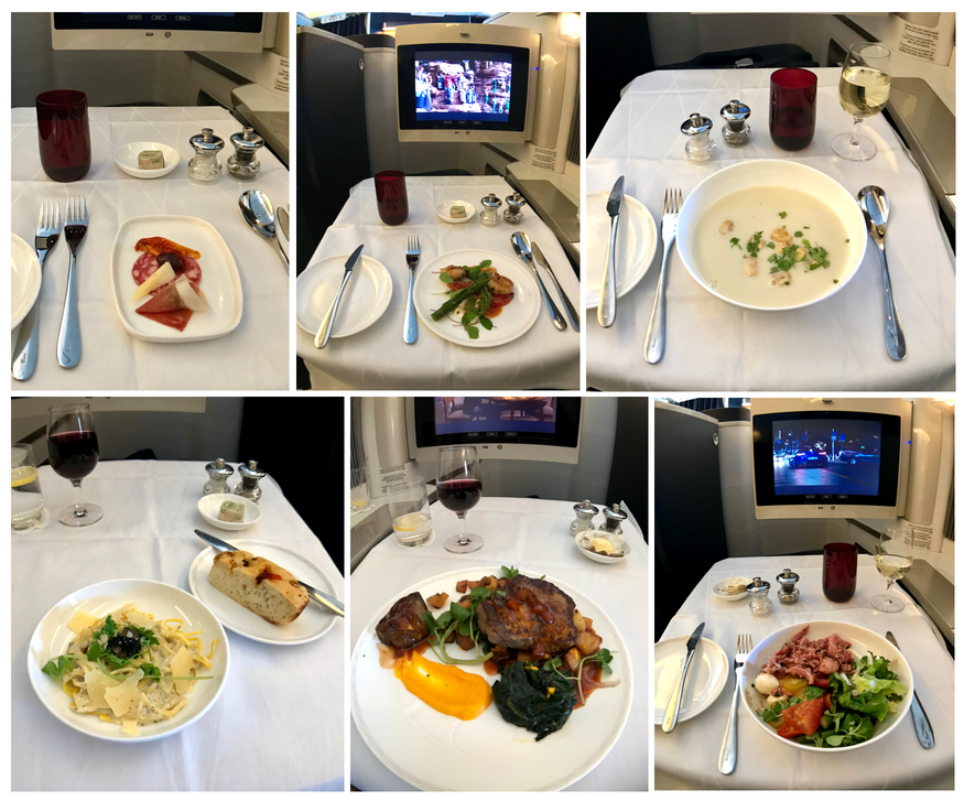 Afternoon Dining British Airways First Class 777