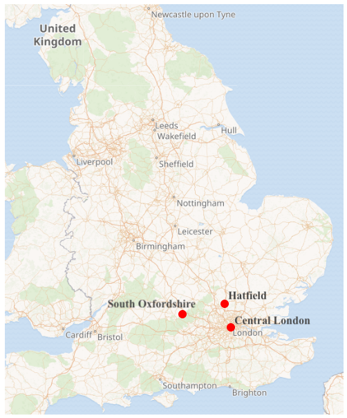 England Itinerary, 2018 Trip