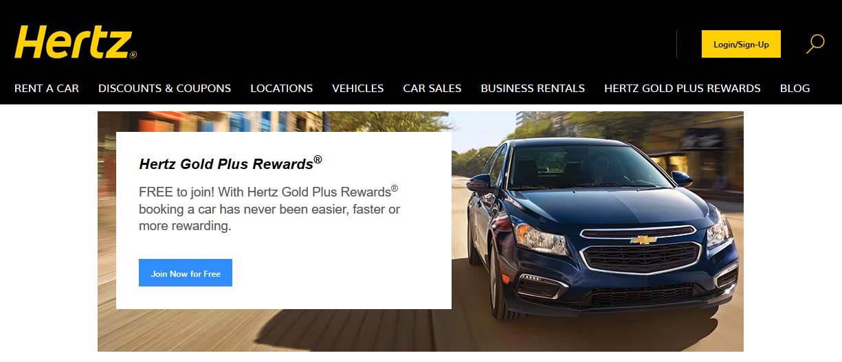 Hertz Gold Rewards Plus Loyalty Program