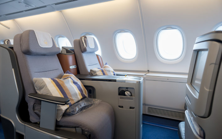 Lufthansa Business Class Seat