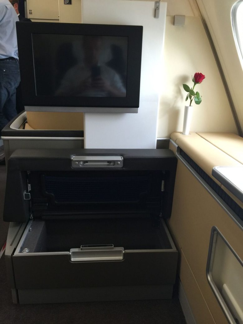Lufthansa First Class Seat