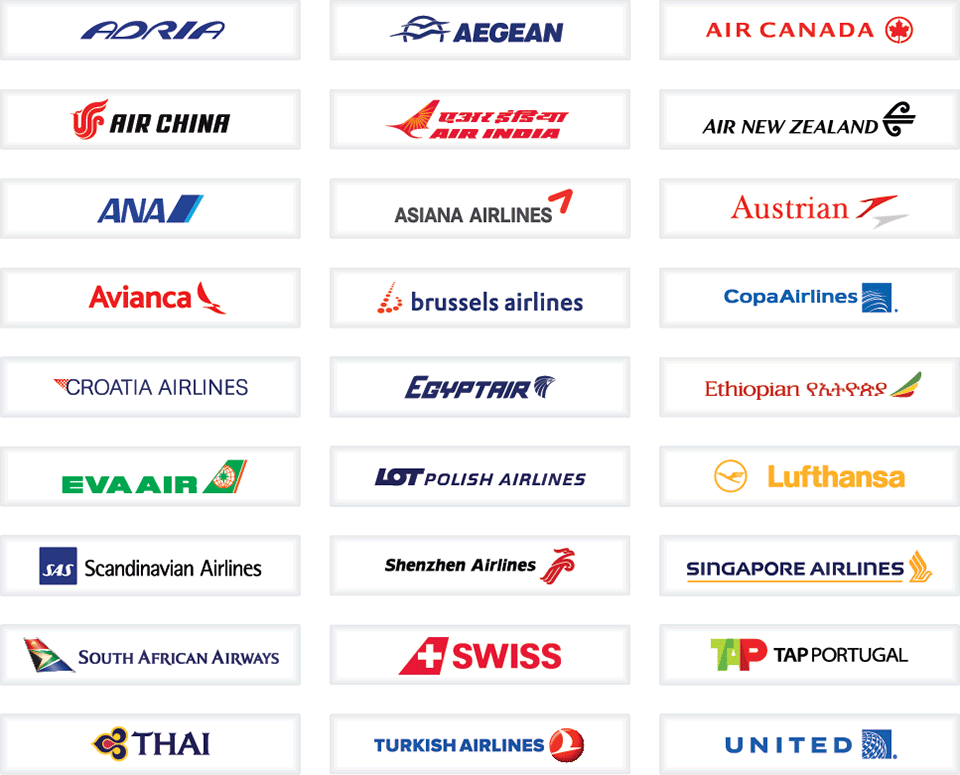 Star Alliance Members Logo