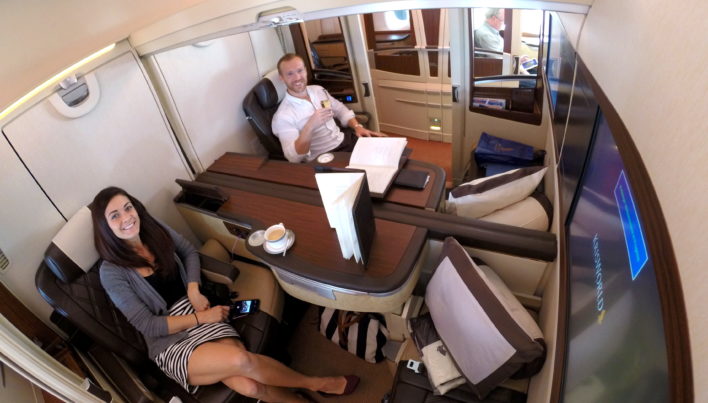 Upgraded Points on Singapore Suites Flight 1 Round the World Trip