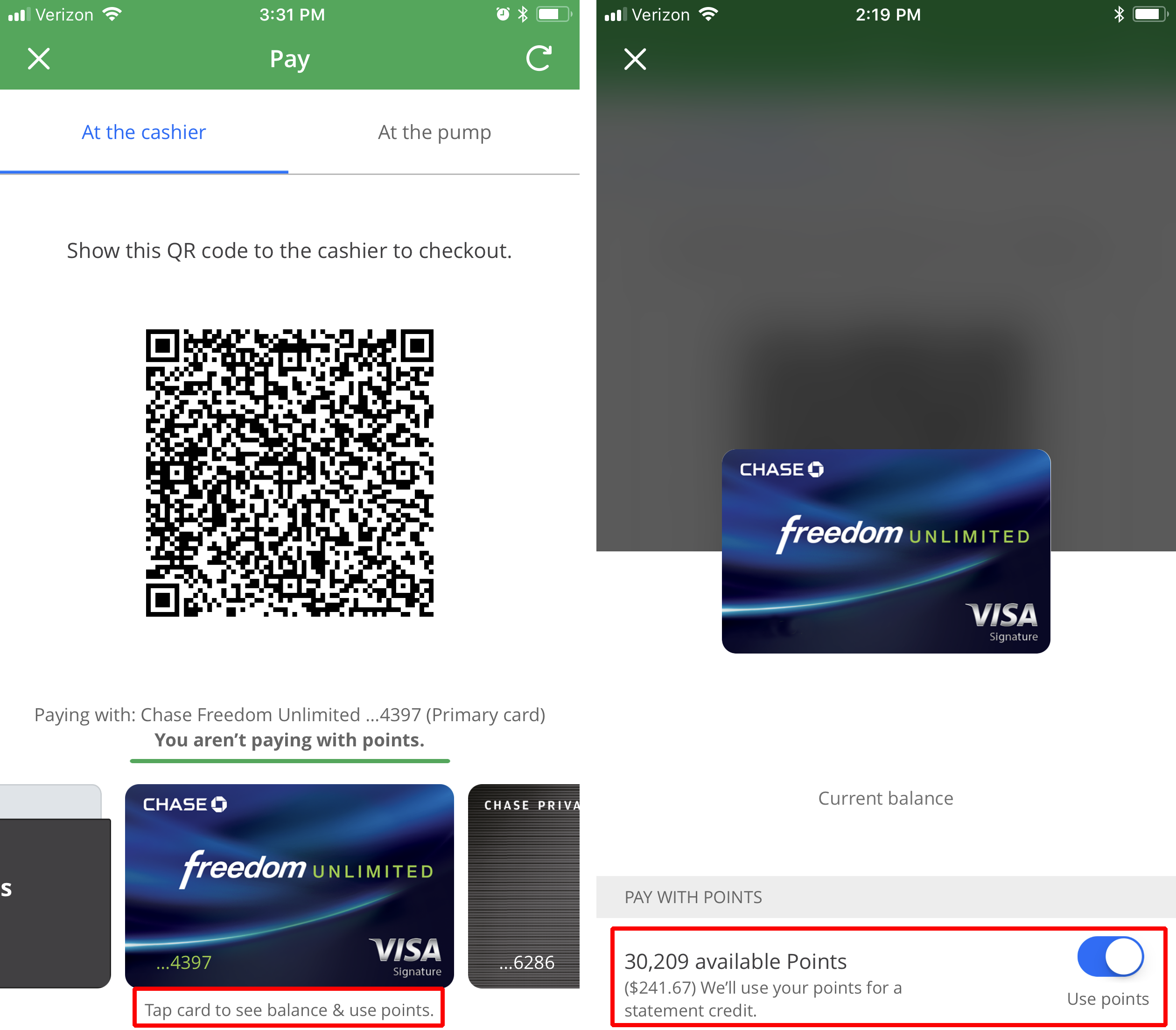 Chase Pay on Mobile