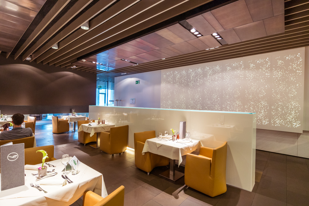 Lufthansa First Class Terminal Dining Room