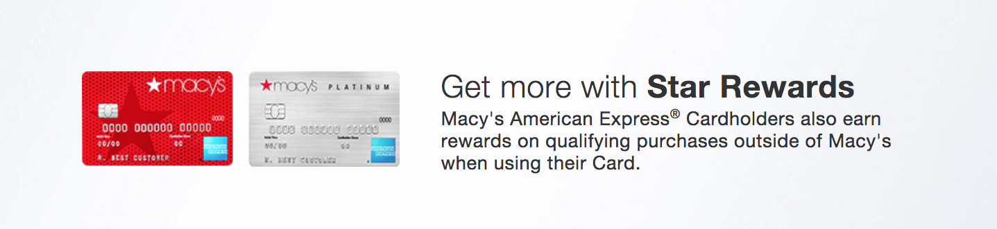 Macy's Amex & Platinam Macy's Amex cards