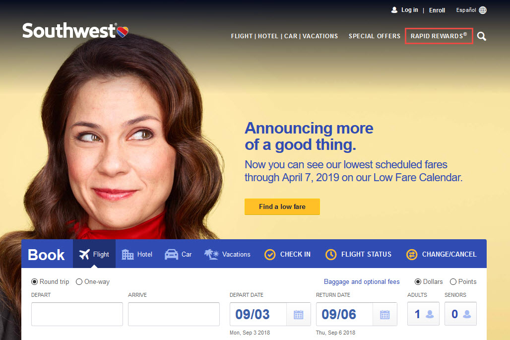 How To Buy Southwest Points