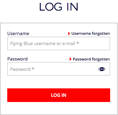 Air France Login