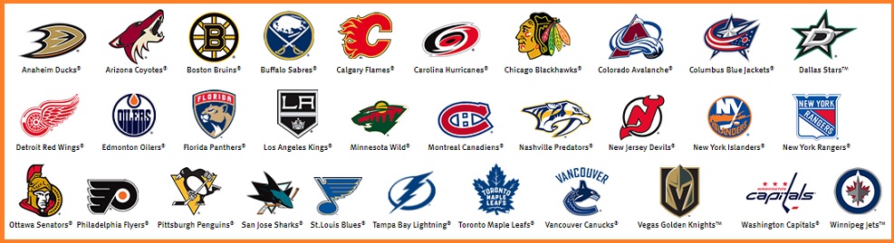 NHL discover card NHL Discover Card logos
