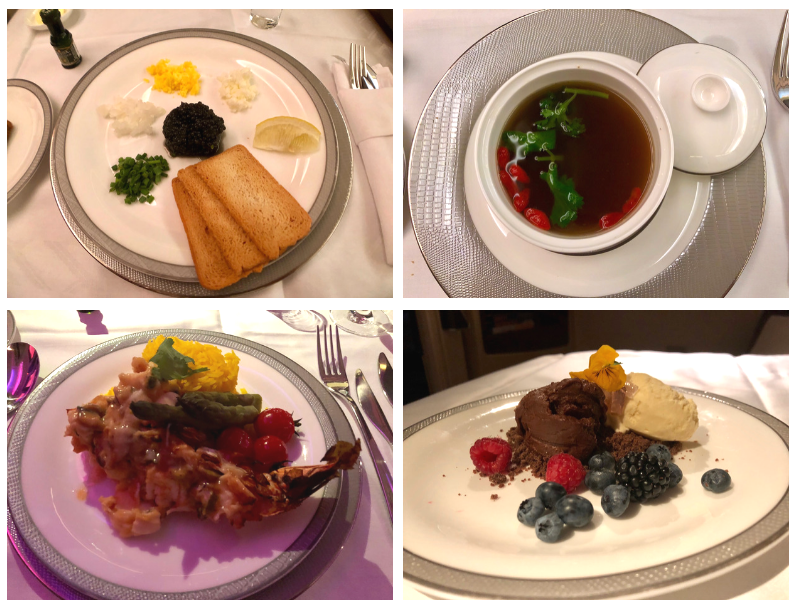 Singapore Airlines First Class Suites Frankfurt to Singapore - Lunch Service