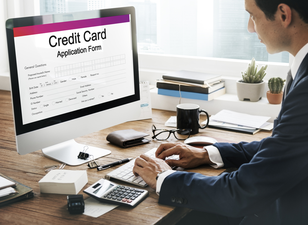 credit card application form
