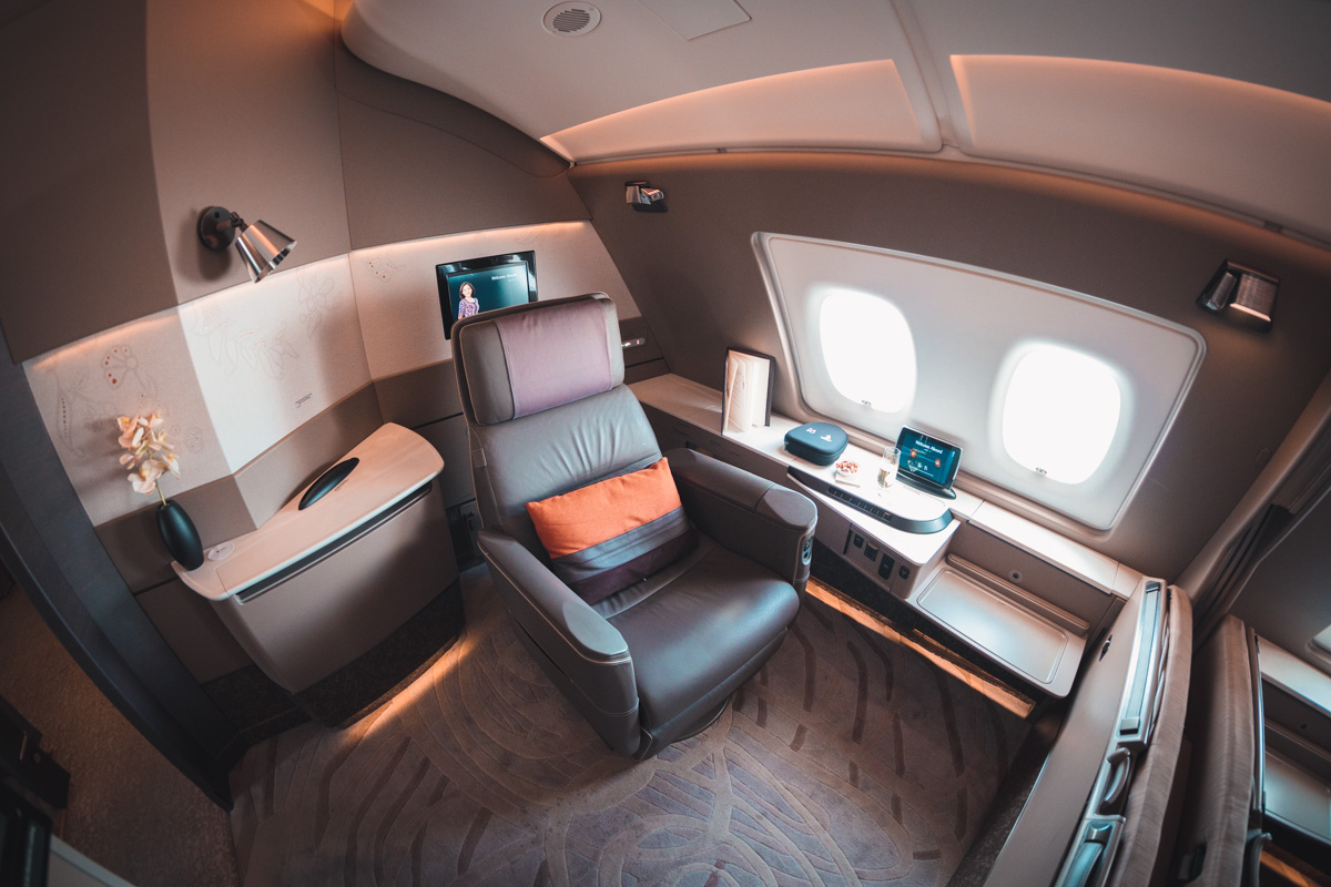 Singapore Airlines new A380 First Suite Seat