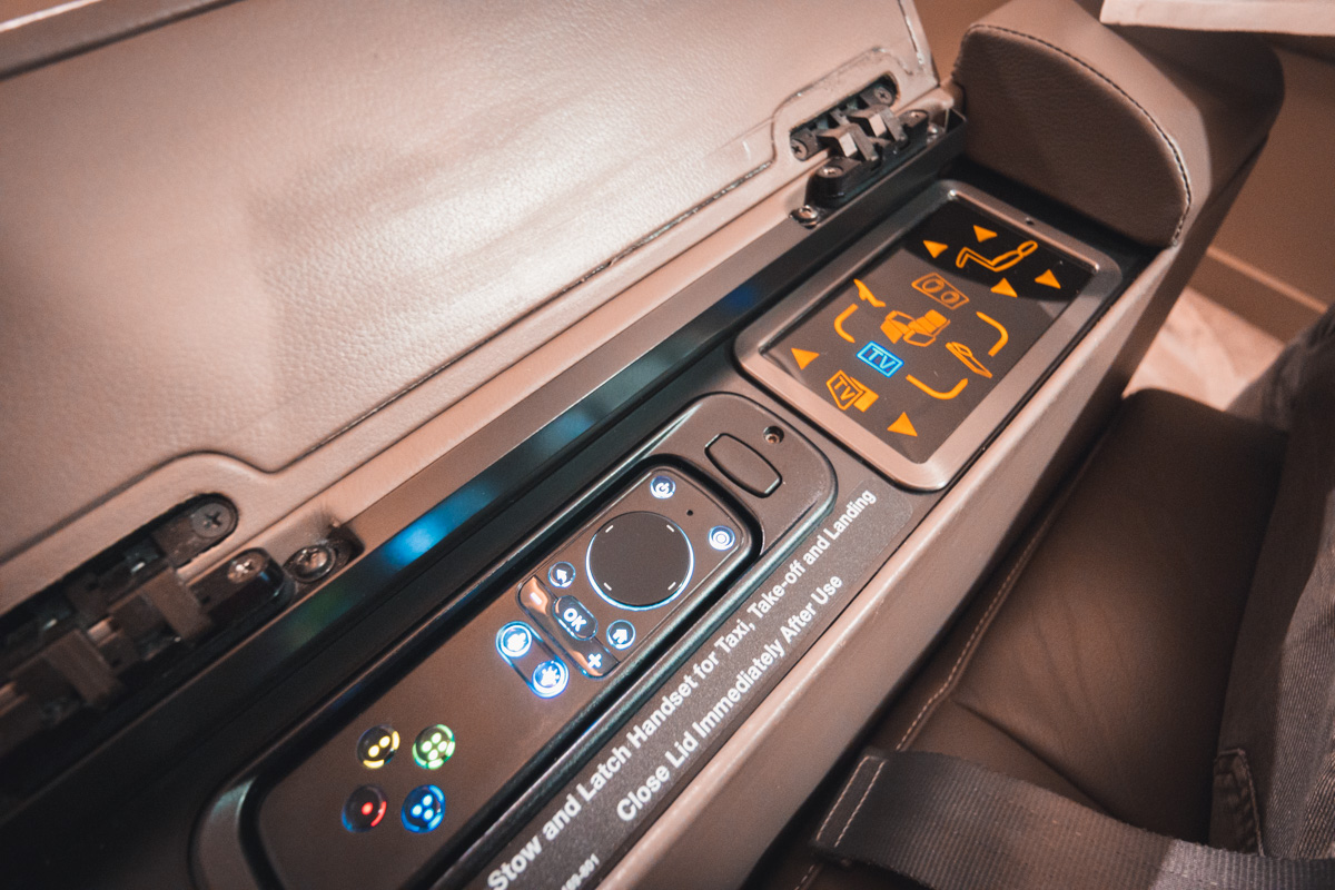 Singapore Airlines new A380 First Suite IFE Remote