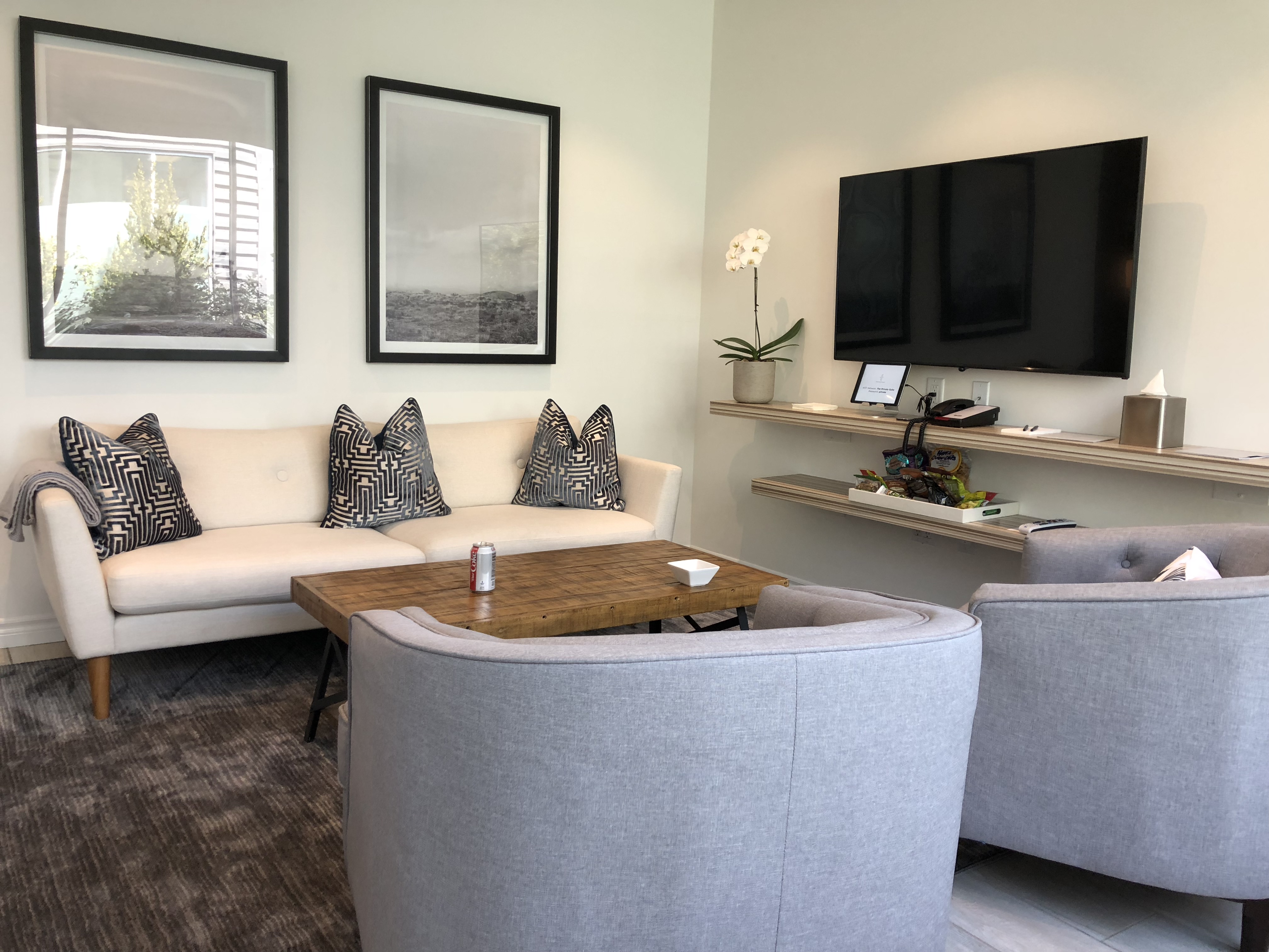 Armchairs and Loveseat