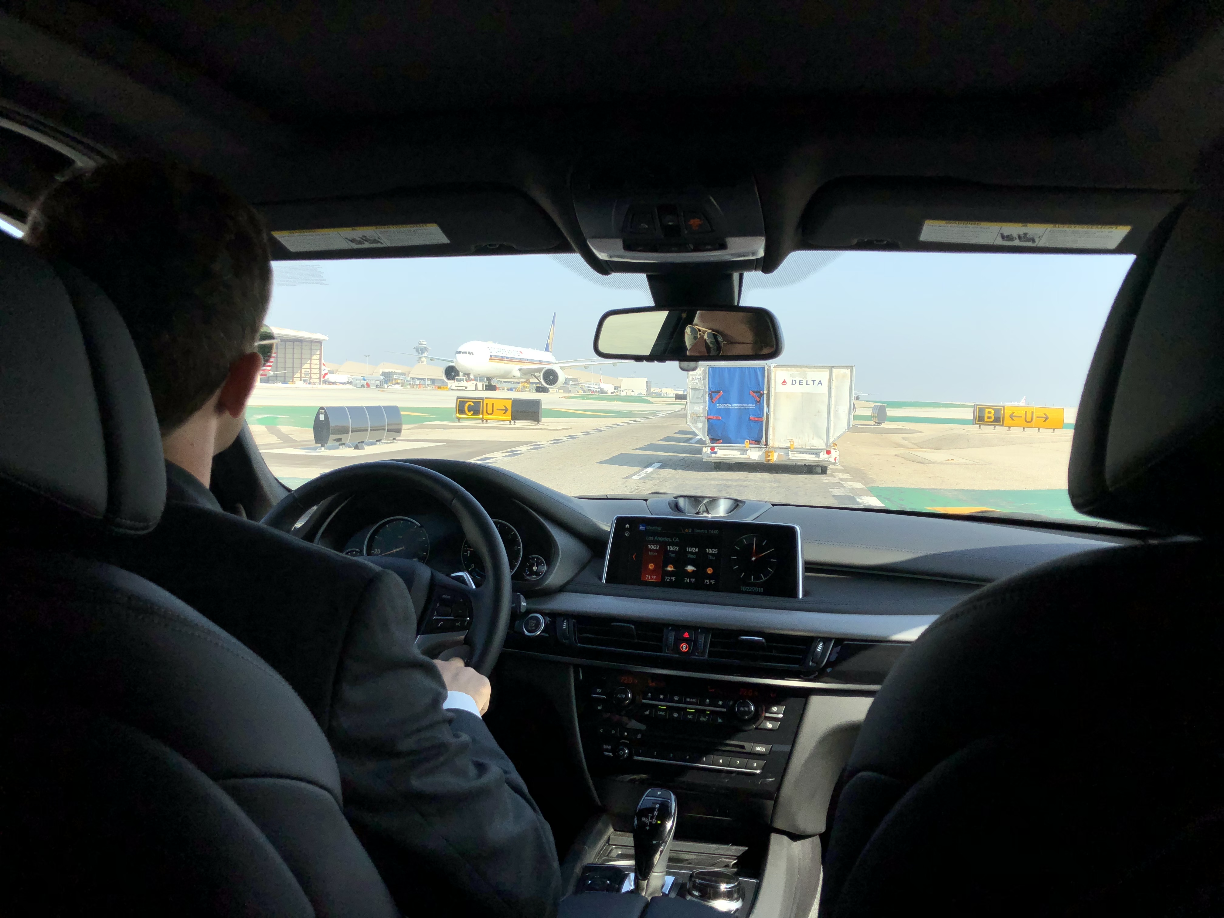 Driving Across Runway