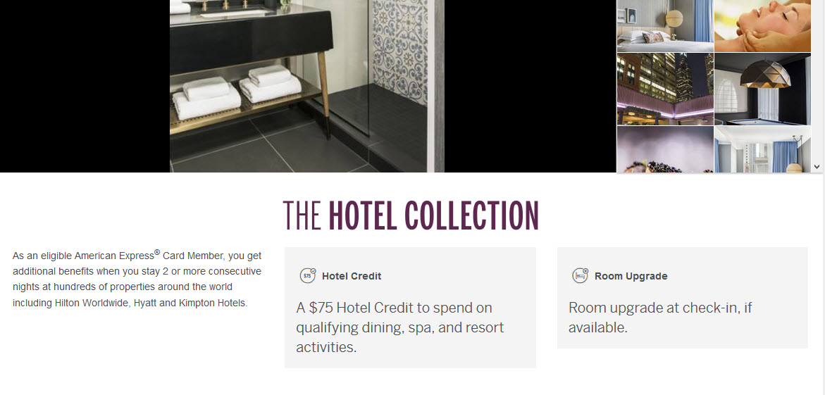 How To book Amex Hotel Collection