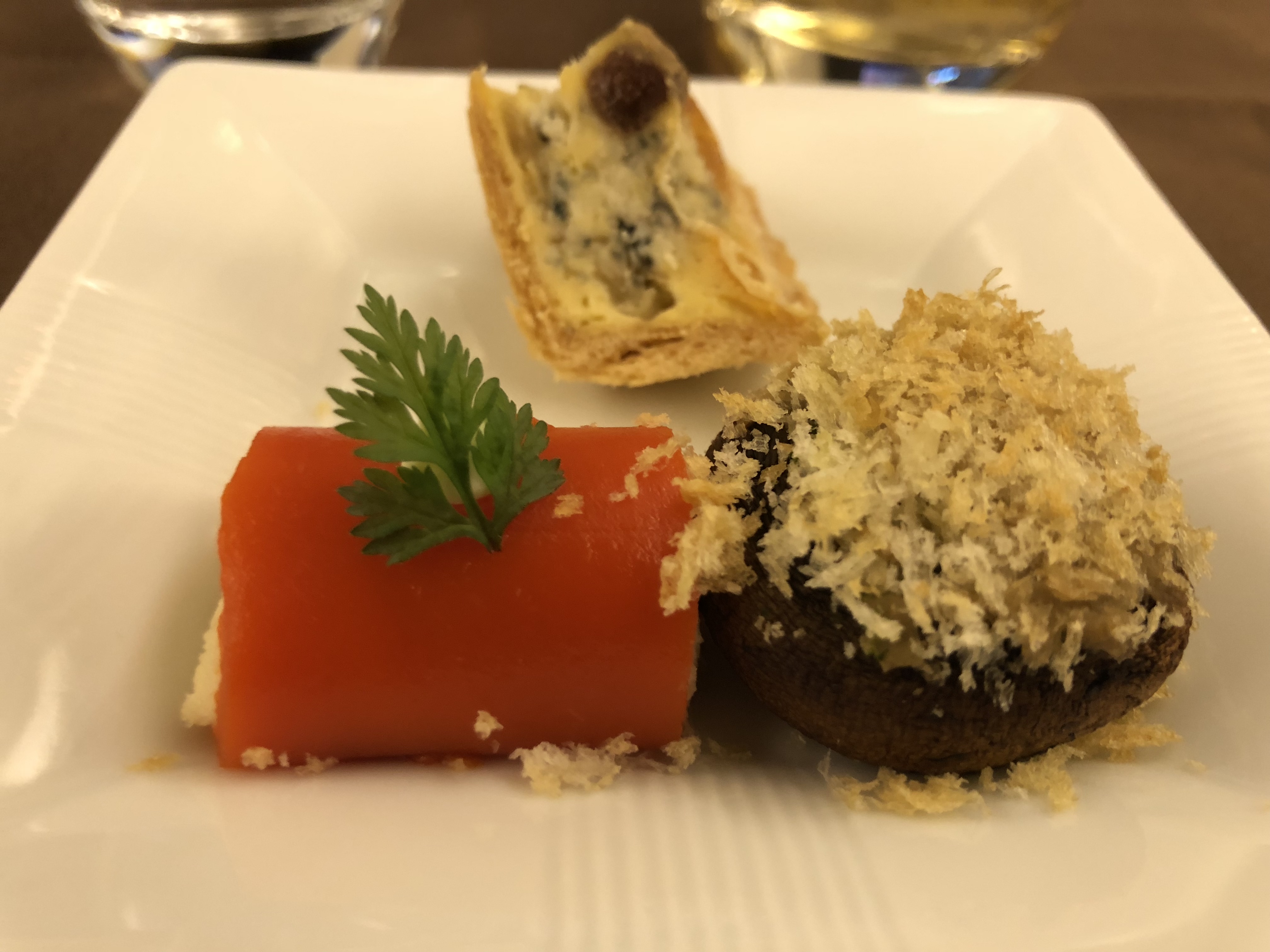 Japan Airlines 777 First Class Appetizer