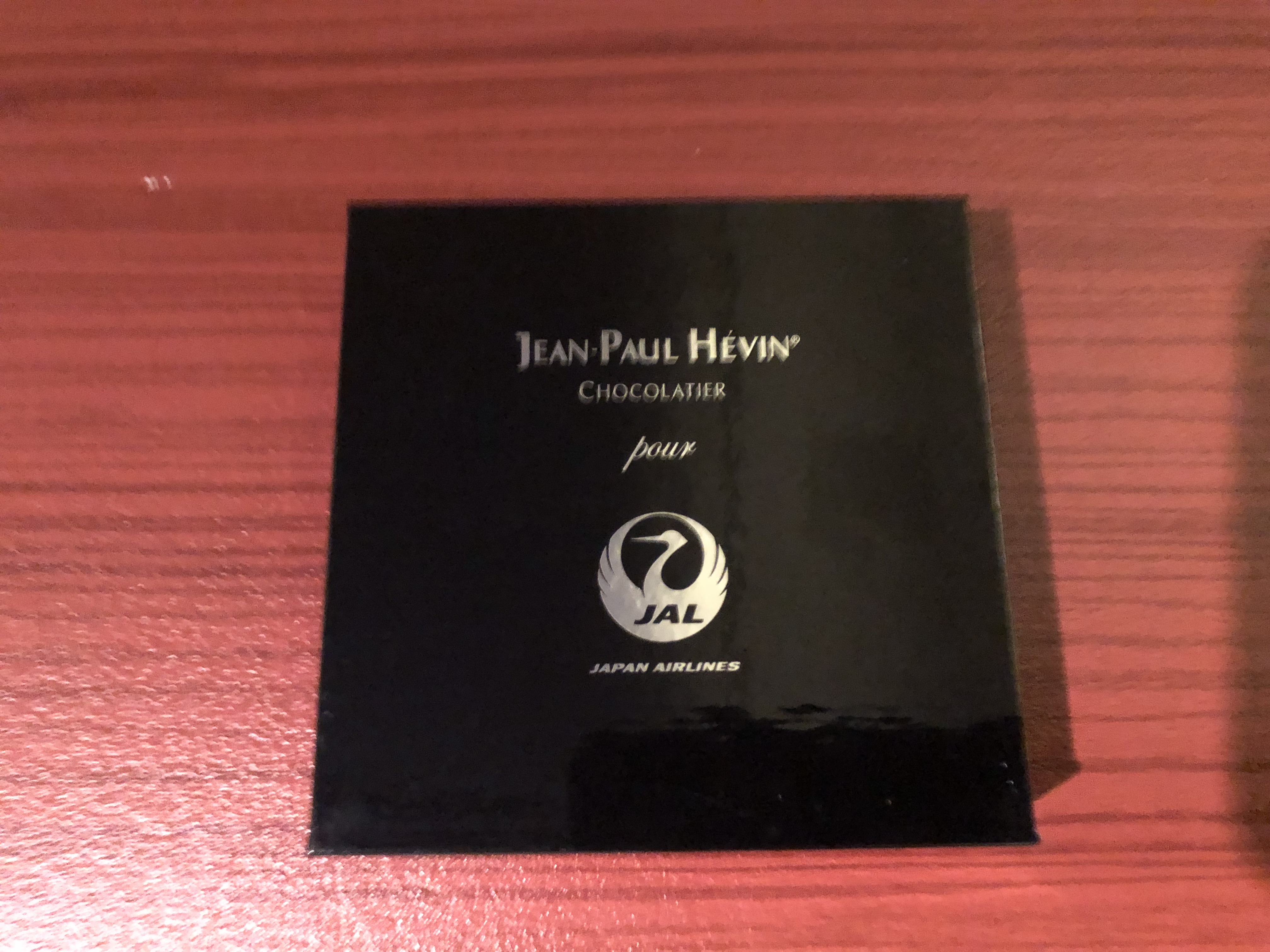 Japan Airlines 777 First Class Chocolate
